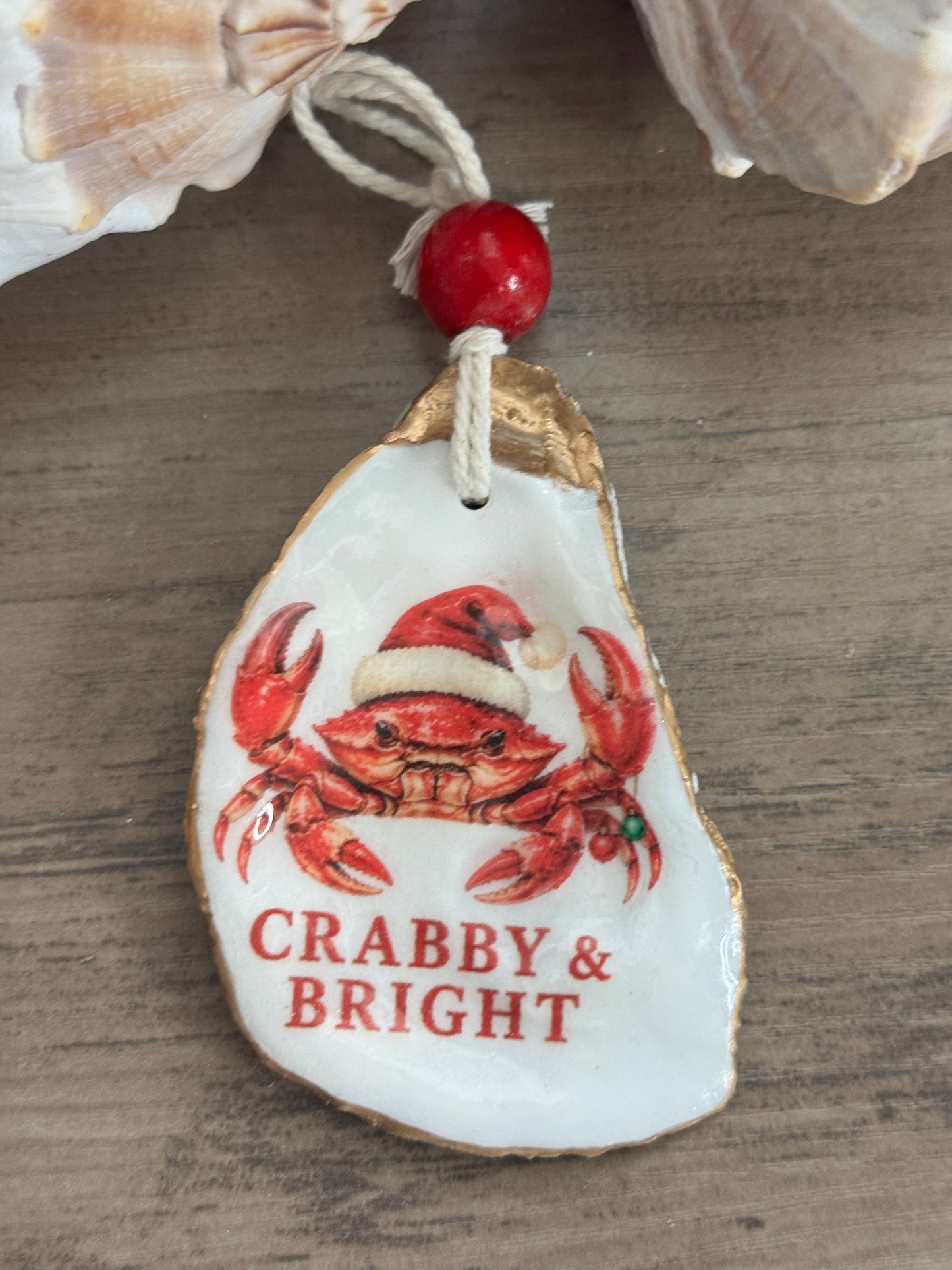 Salty Coastal Christmas Ornament