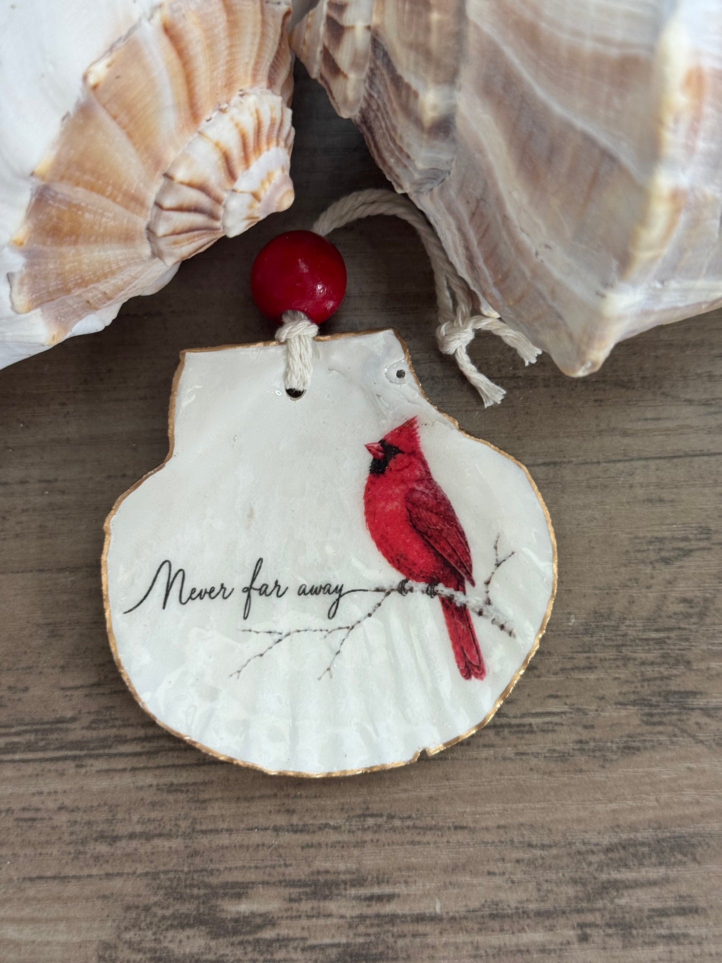 Words of Hope Shell Ornament