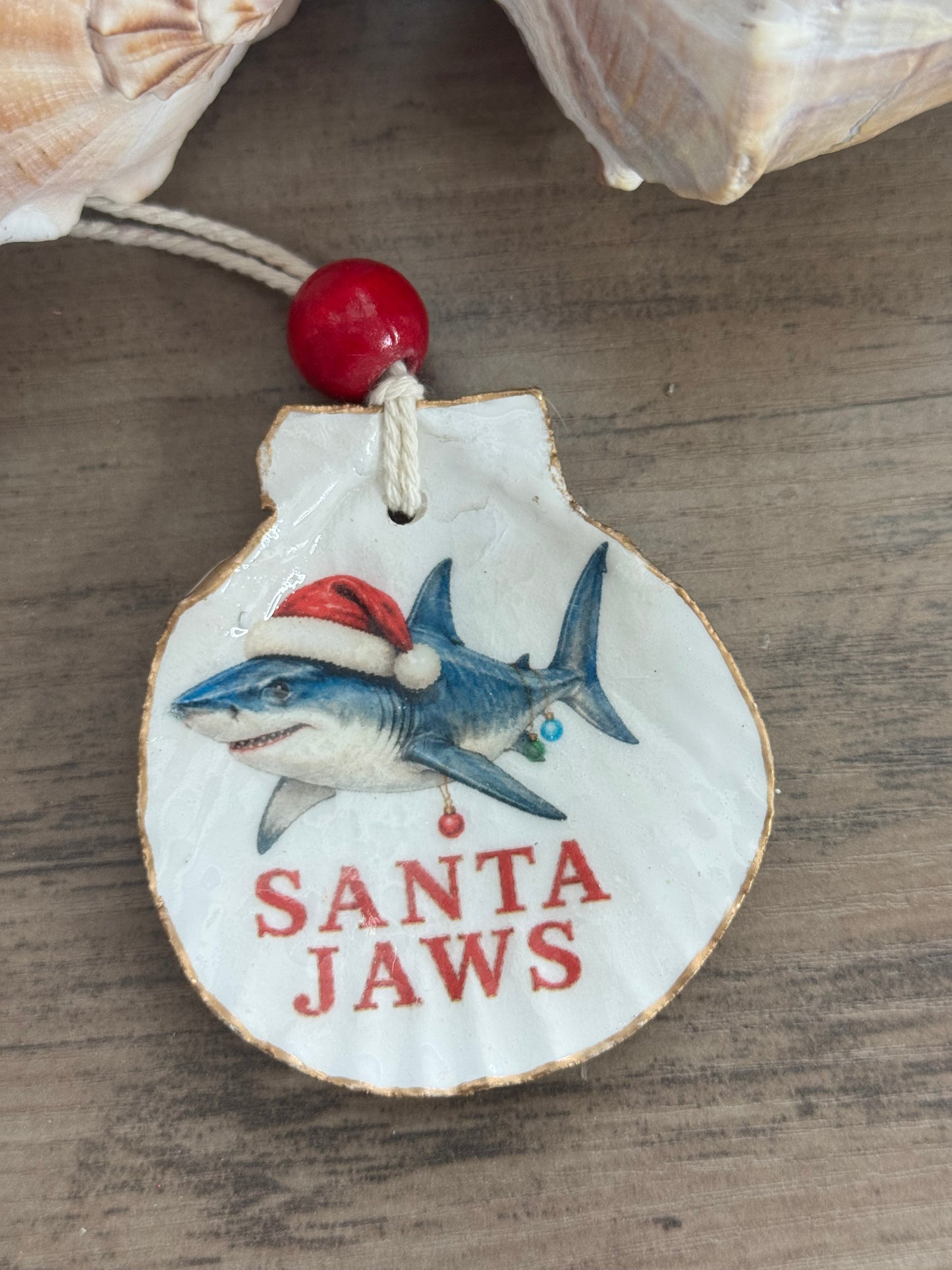 Salty Coastal Christmas Ornament