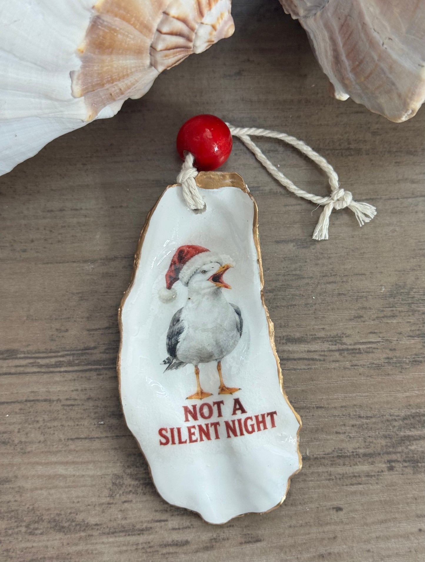 Salty Coastal Christmas Ornament