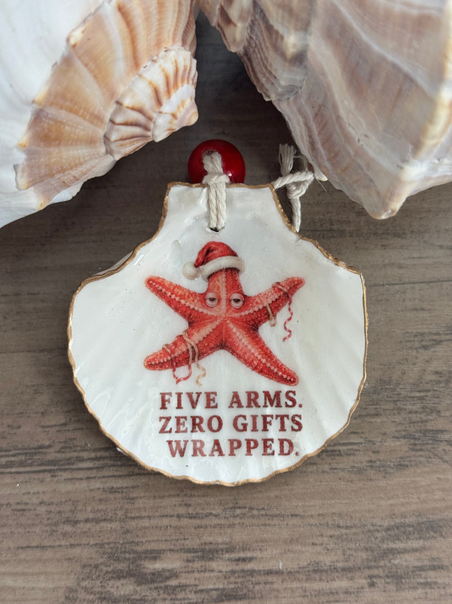 Salty Coastal Christmas Ornament