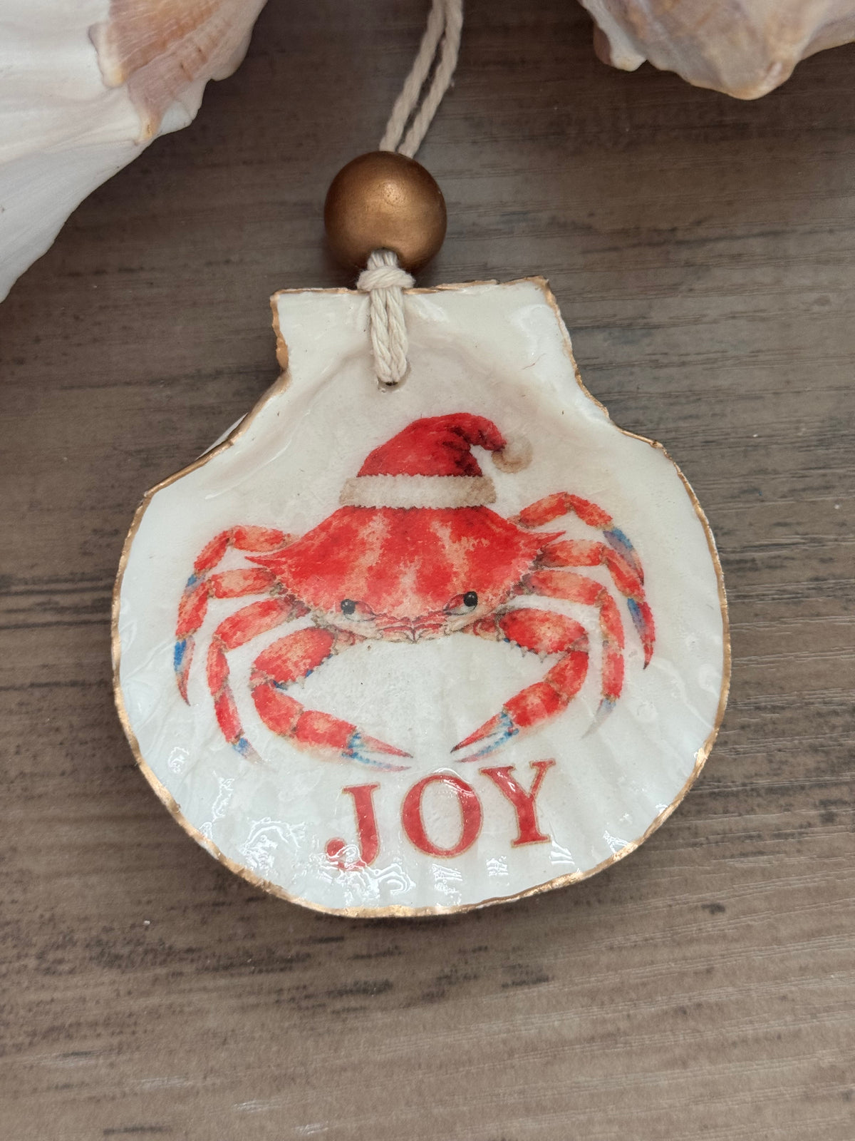 Salty Coastal Christmas Ornament