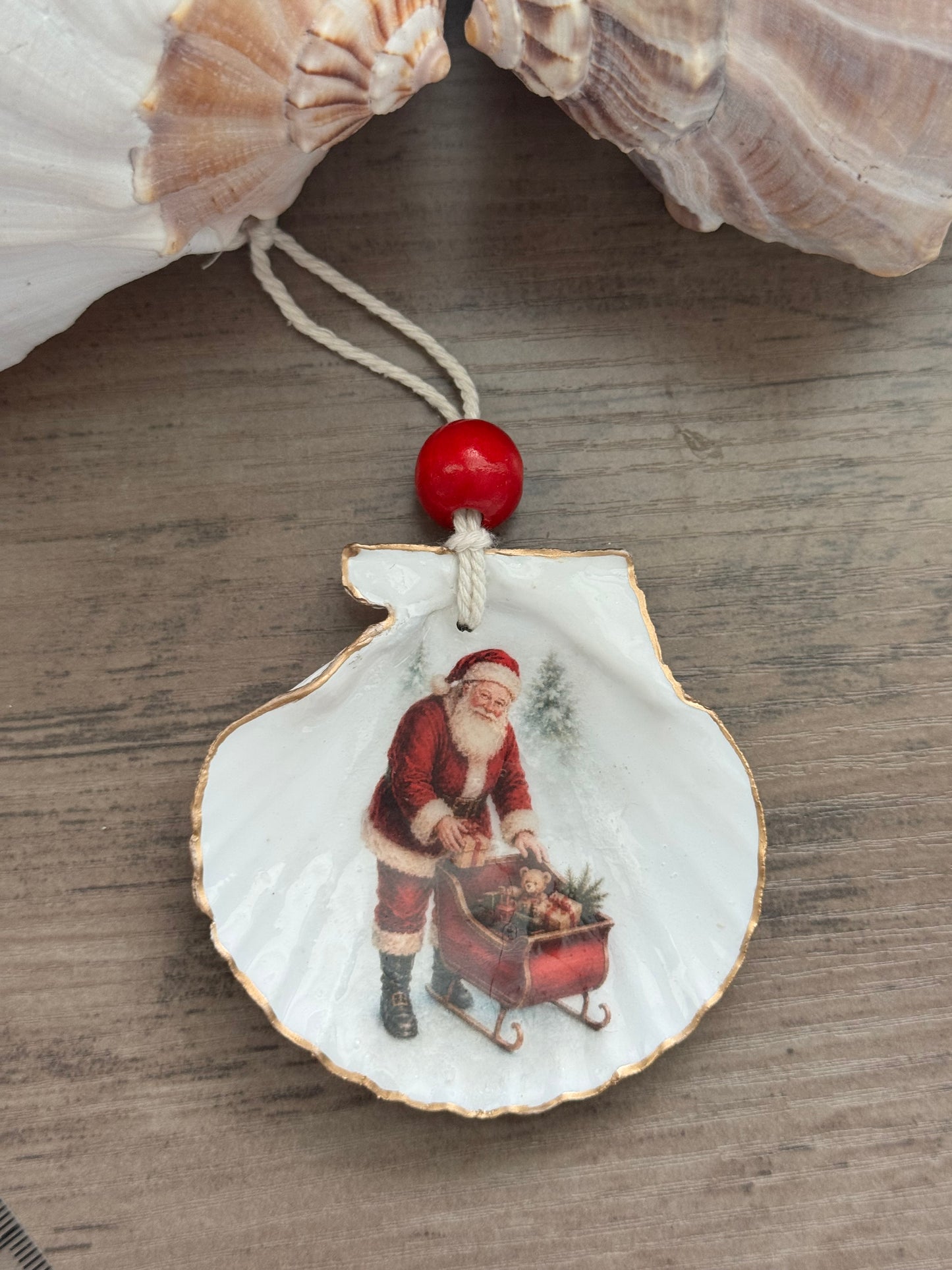Classic Santa Ornaments