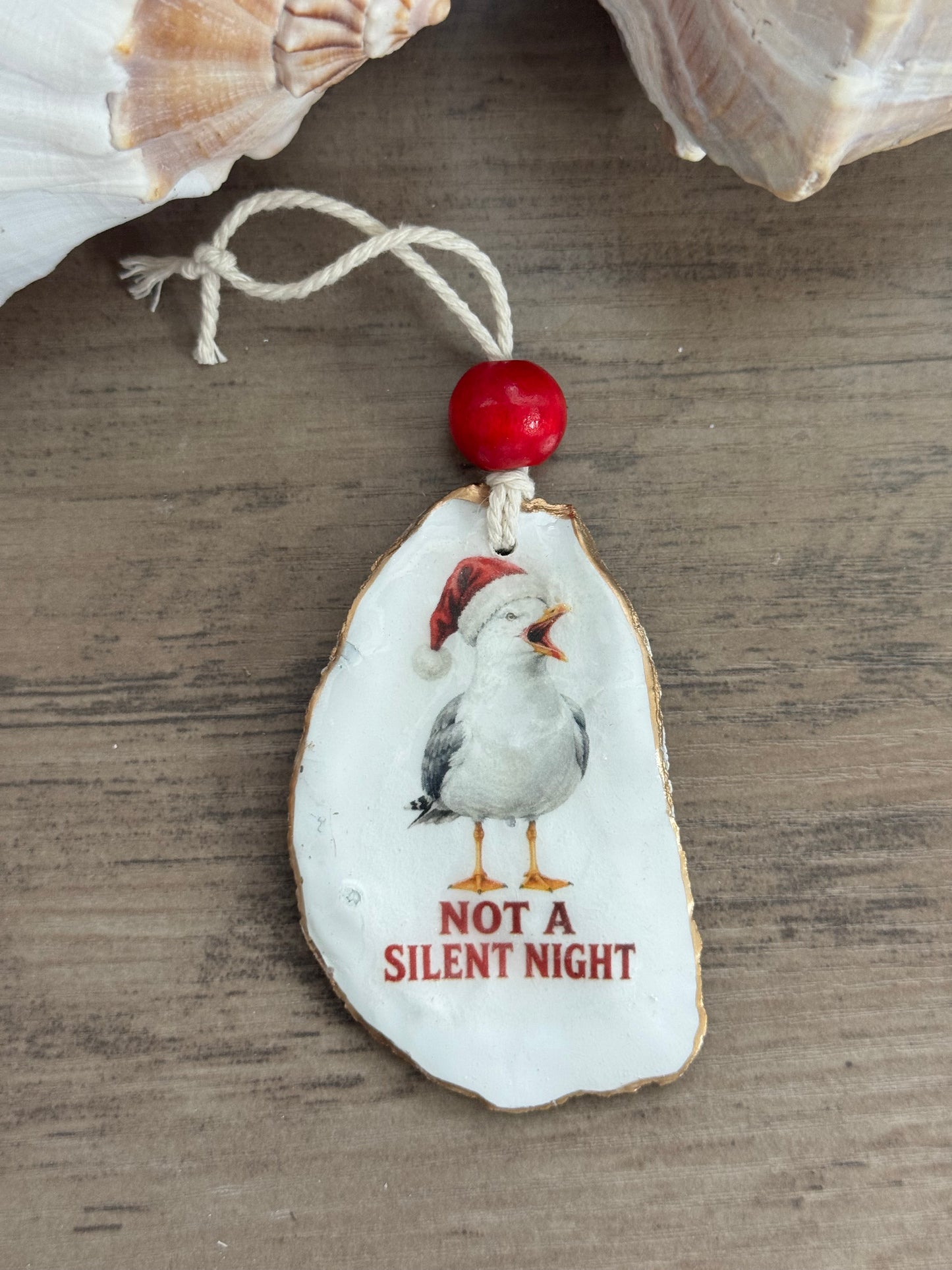 Salty Coastal Christmas Ornament
