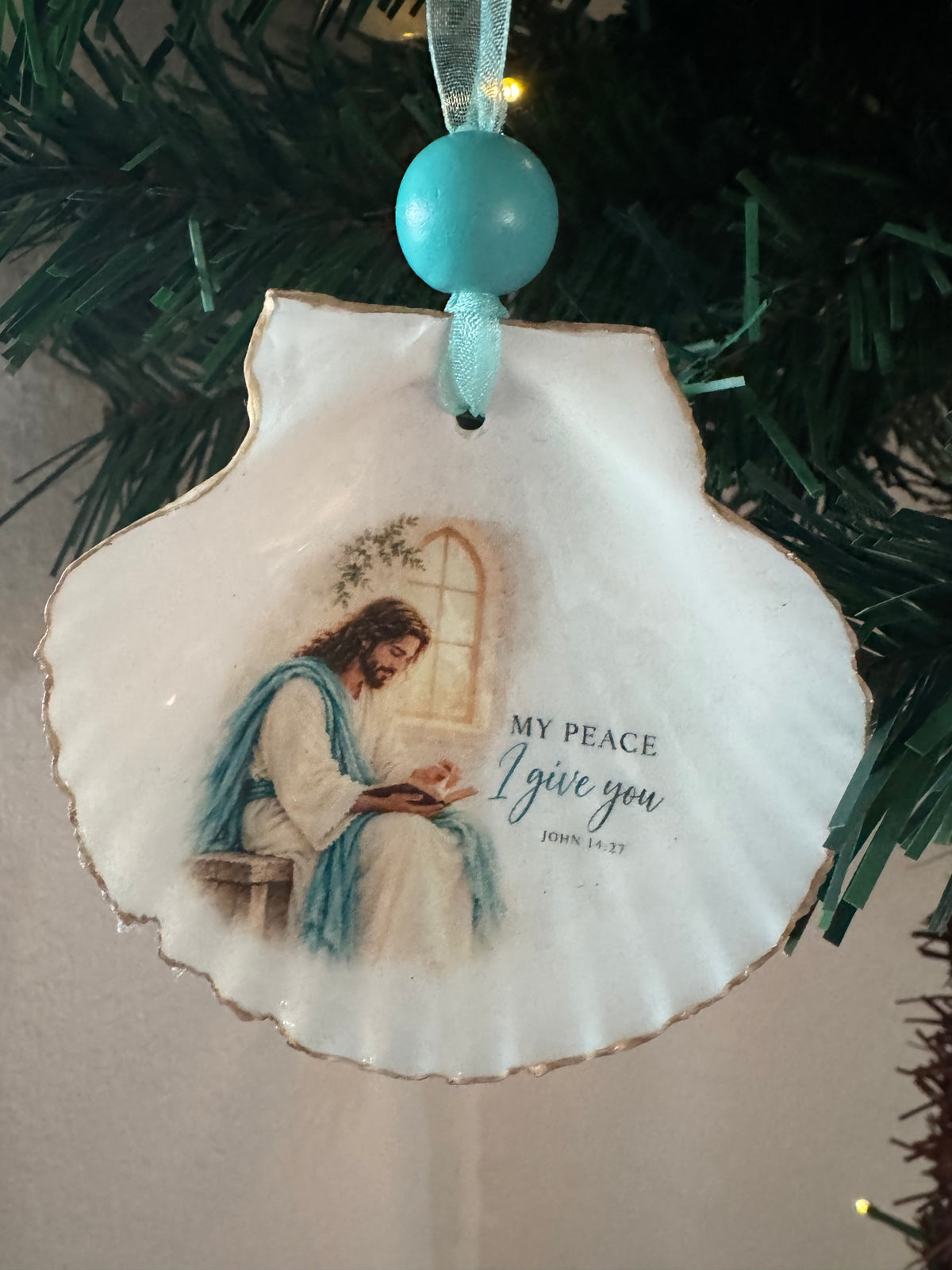 Lighted Shell Ornaments