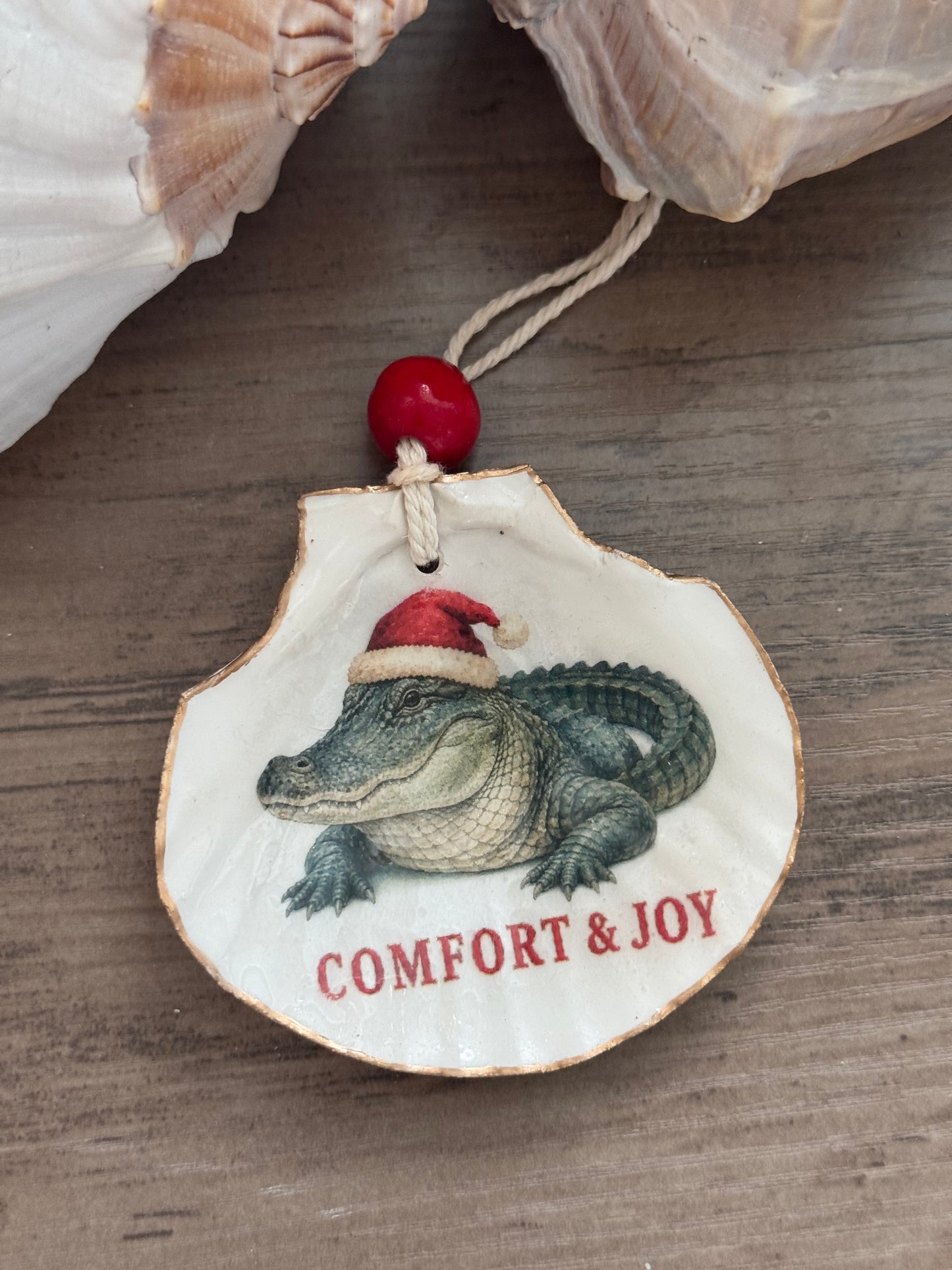 Sassy Coastal Christmas Ornament