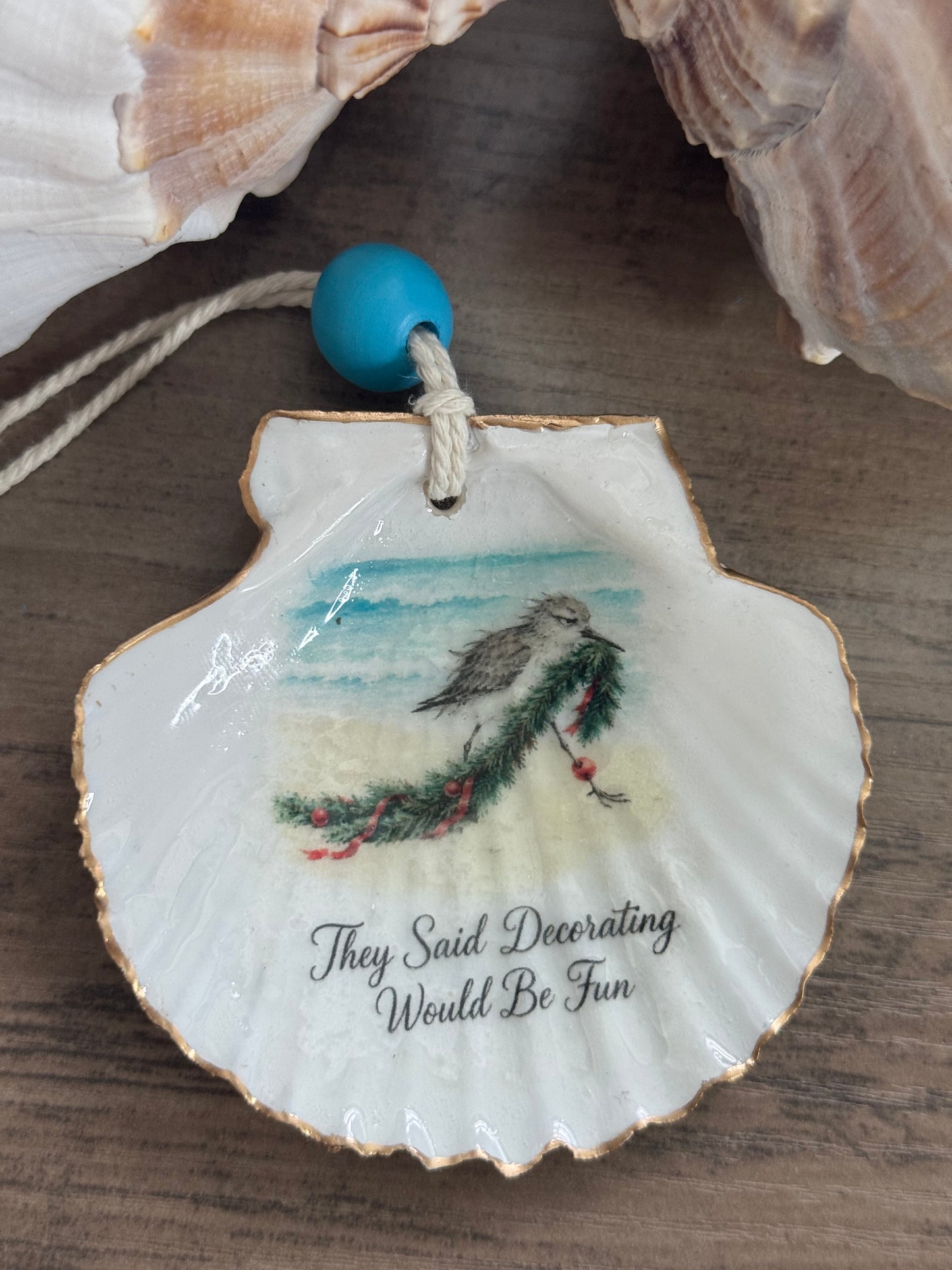 Salty Coastal Christmas Part 2 Ornament