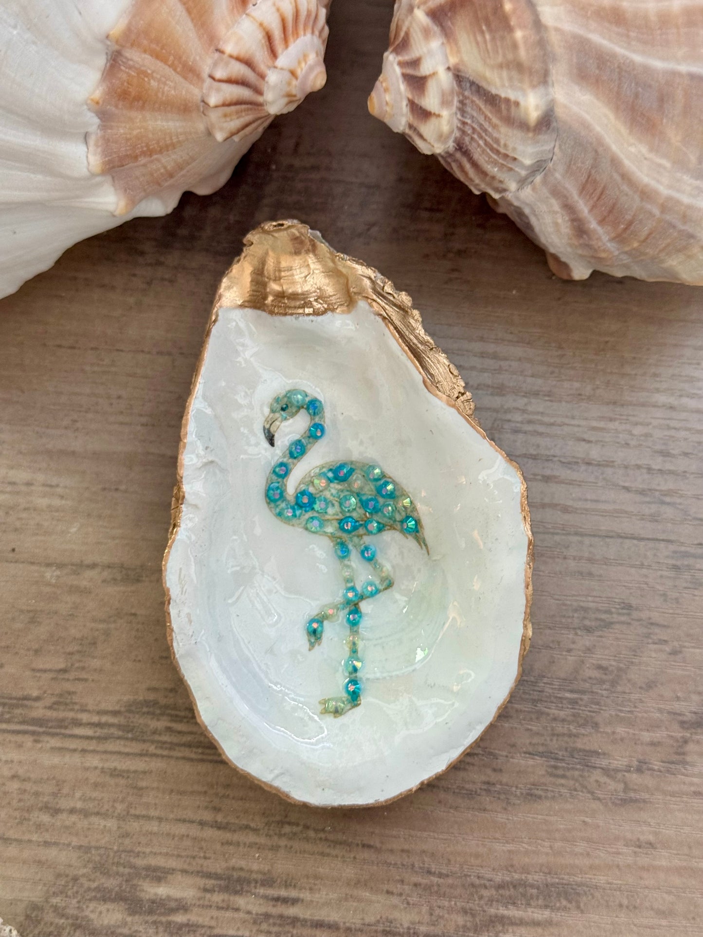 Jeweled Tides Oyster Shell