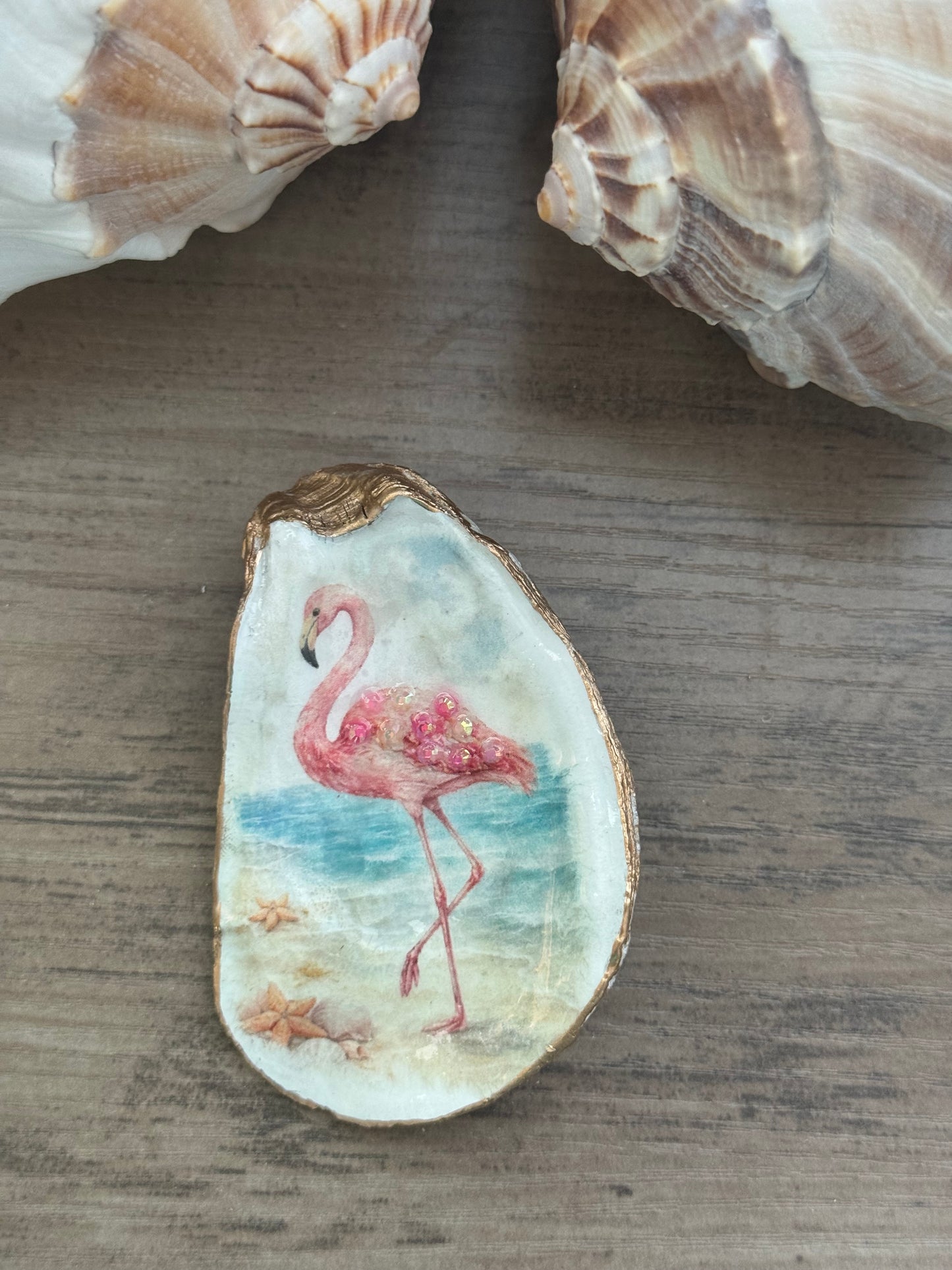 Painted Tides Oyster Shell