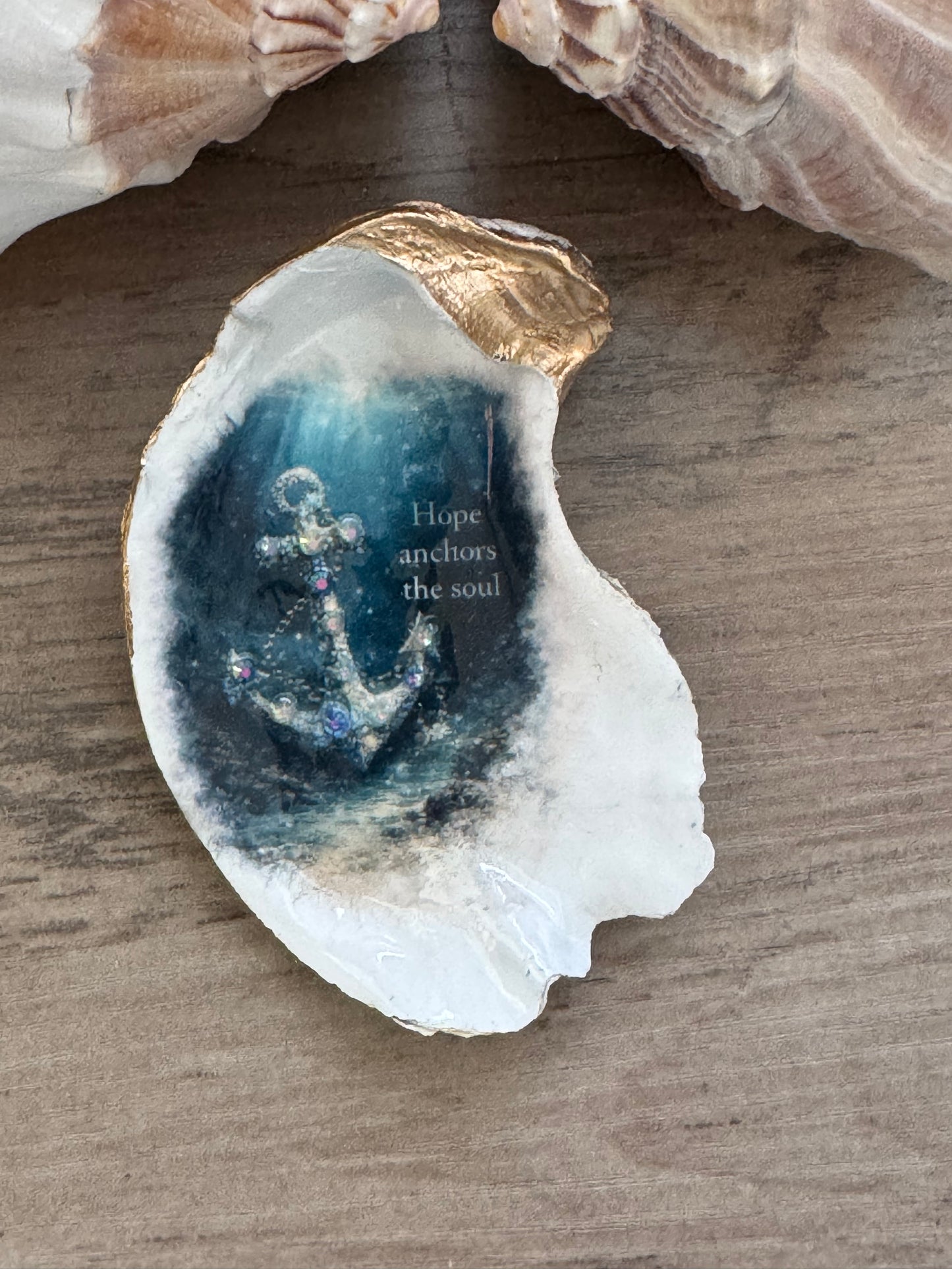 Jeweled Tides Oyster Shell