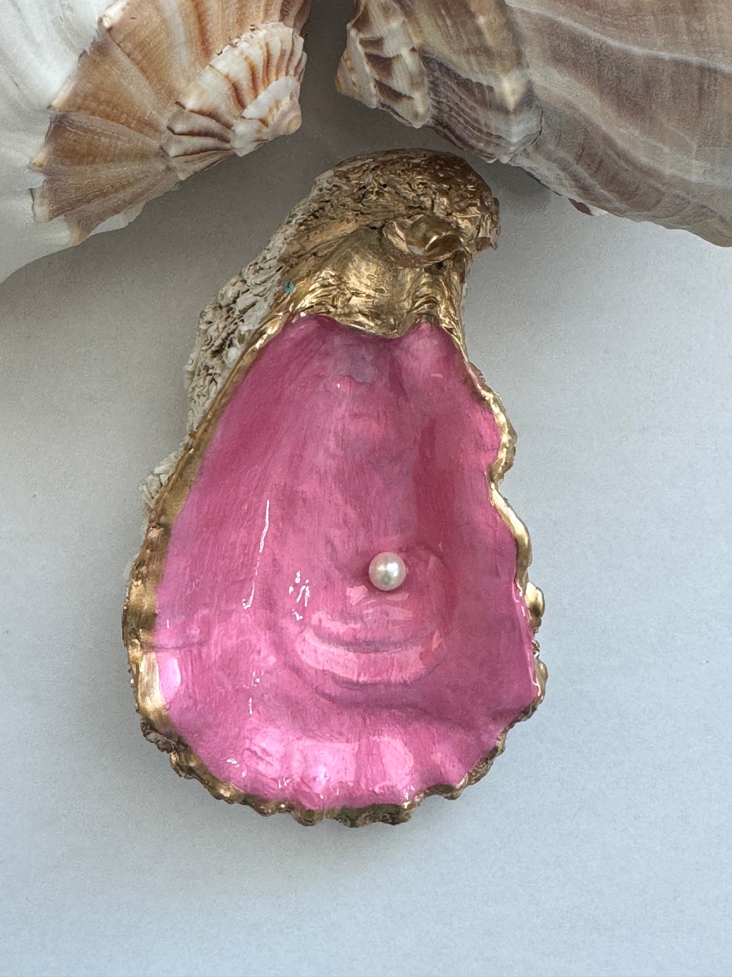 Painted Oyster Shell