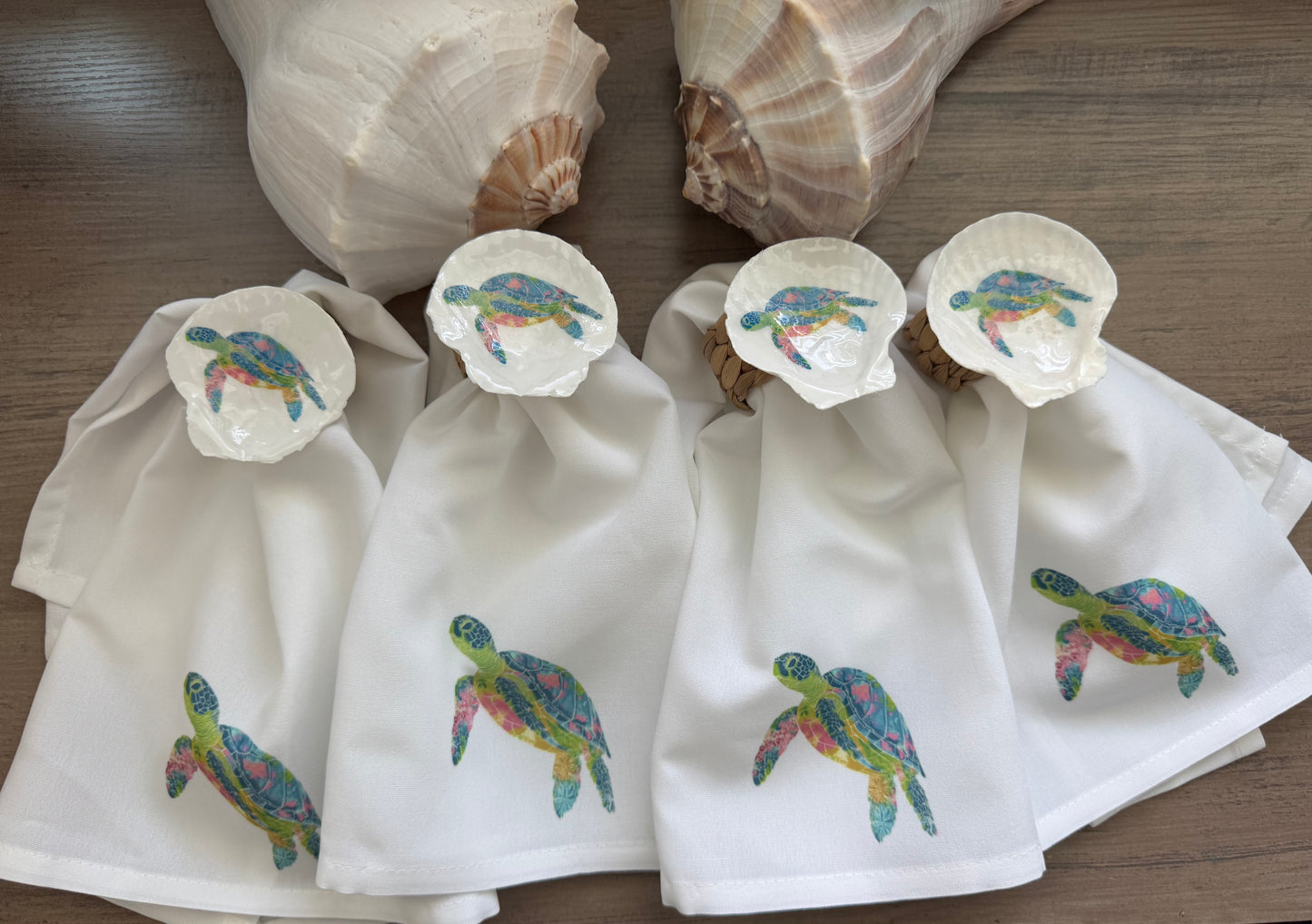 Coastal Colorful Sea Turtle Set