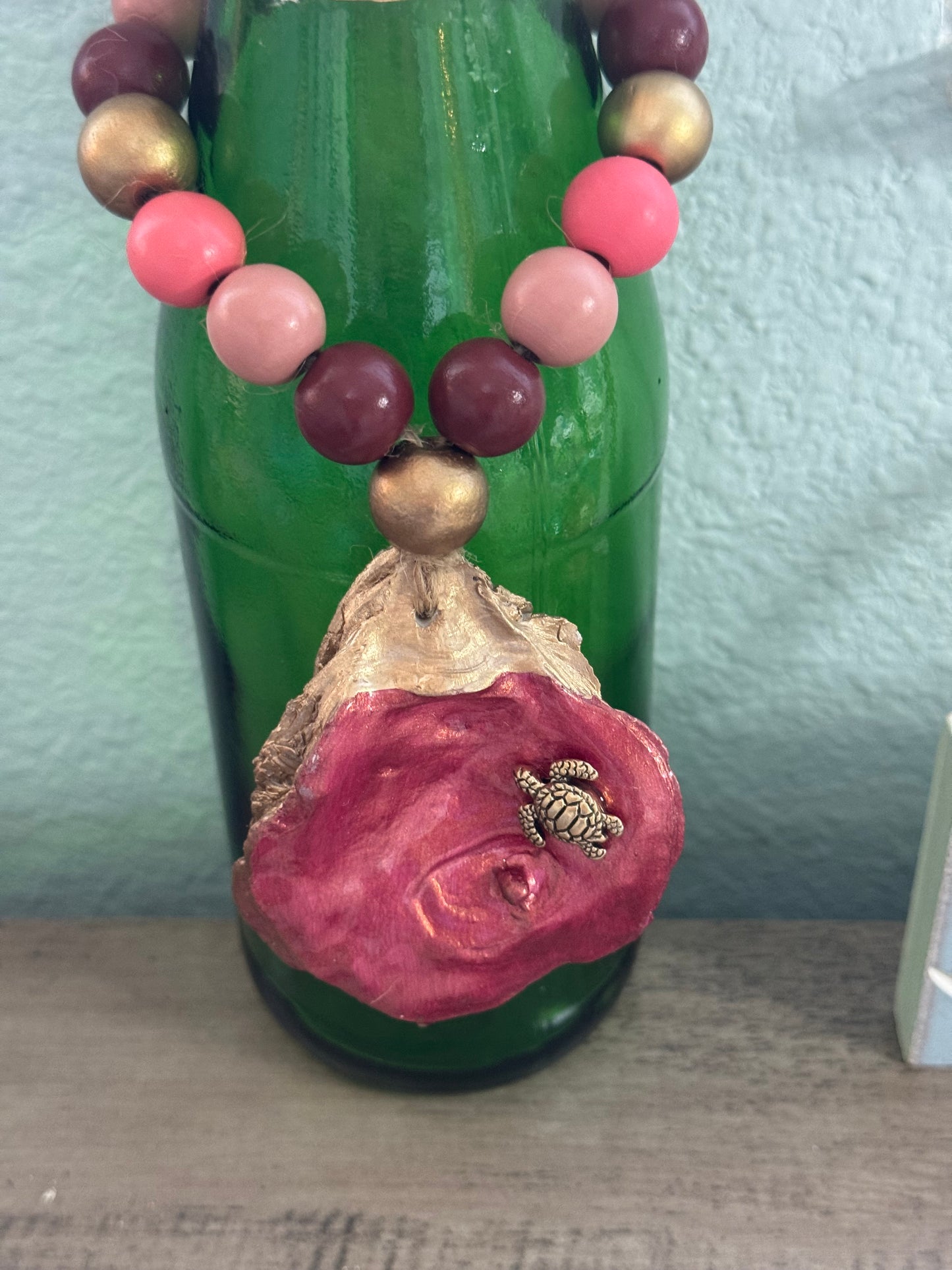 Coastal Fall Wine Bottle Charm