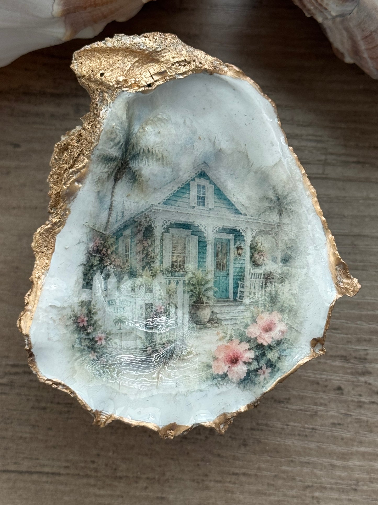 Teal Cottage Oyster Shell