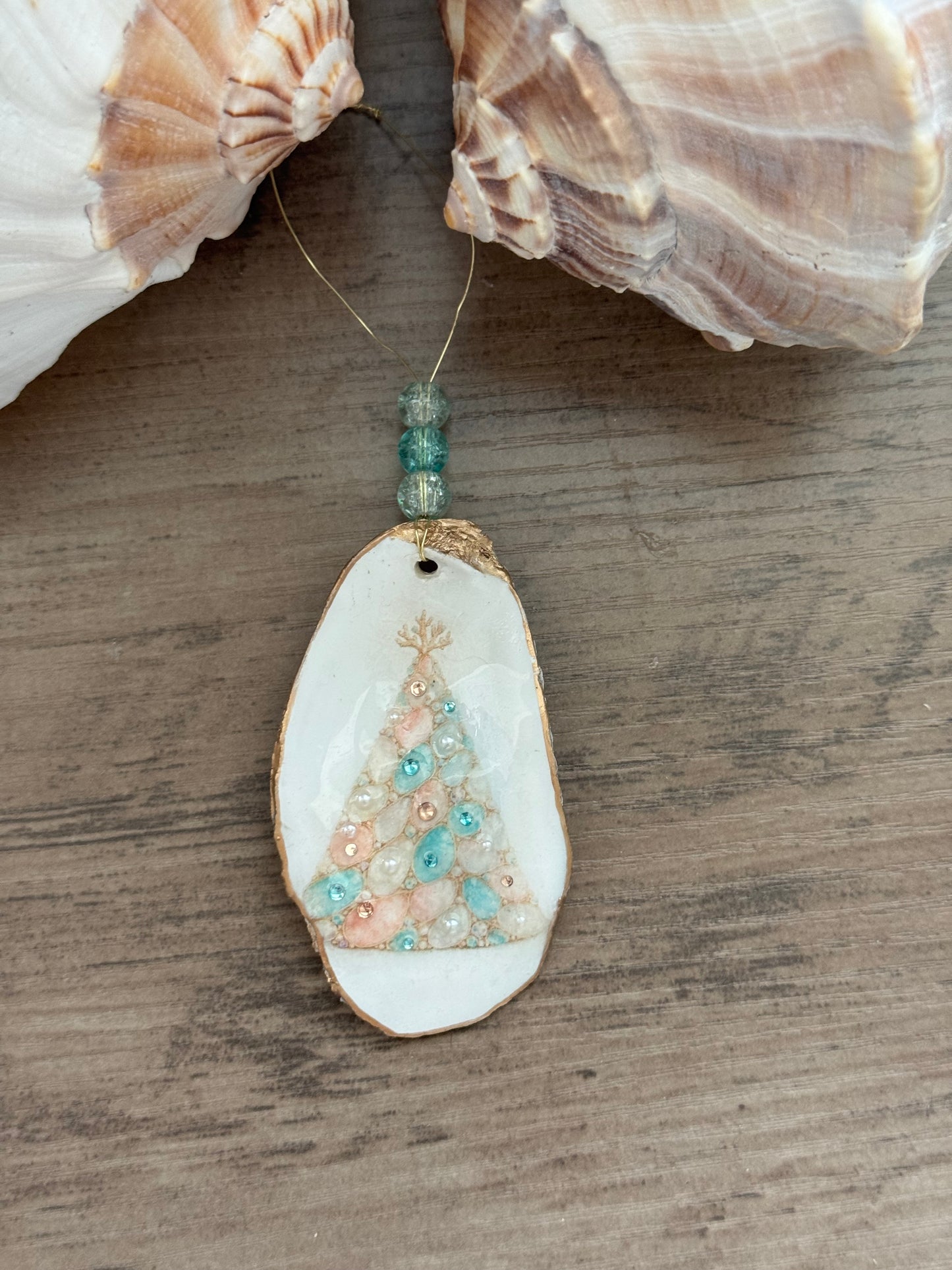 Sea Glass Tree Ornament