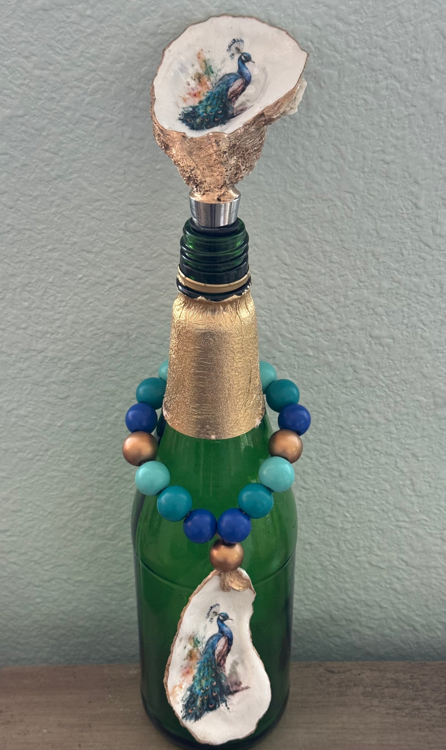 Oyster Shell Wine Bottle Stopper