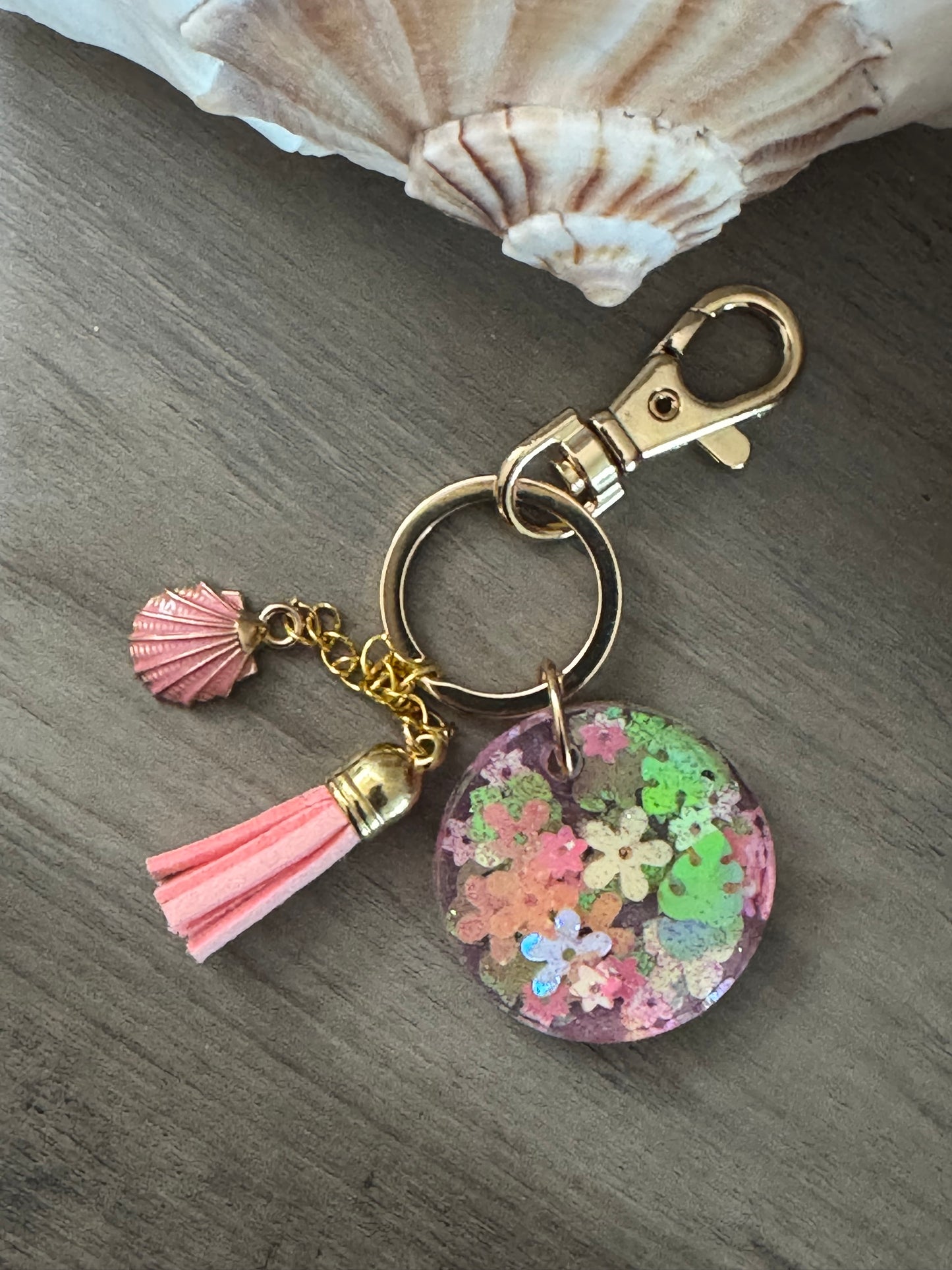 Small Floral Purse/Bag Charm