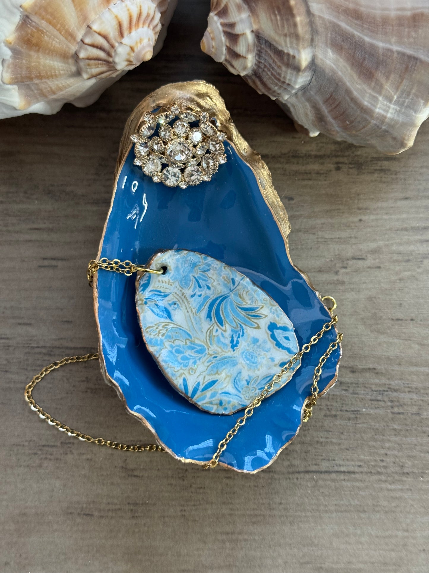 Seaside Expressions Trinket Tray With Necklace