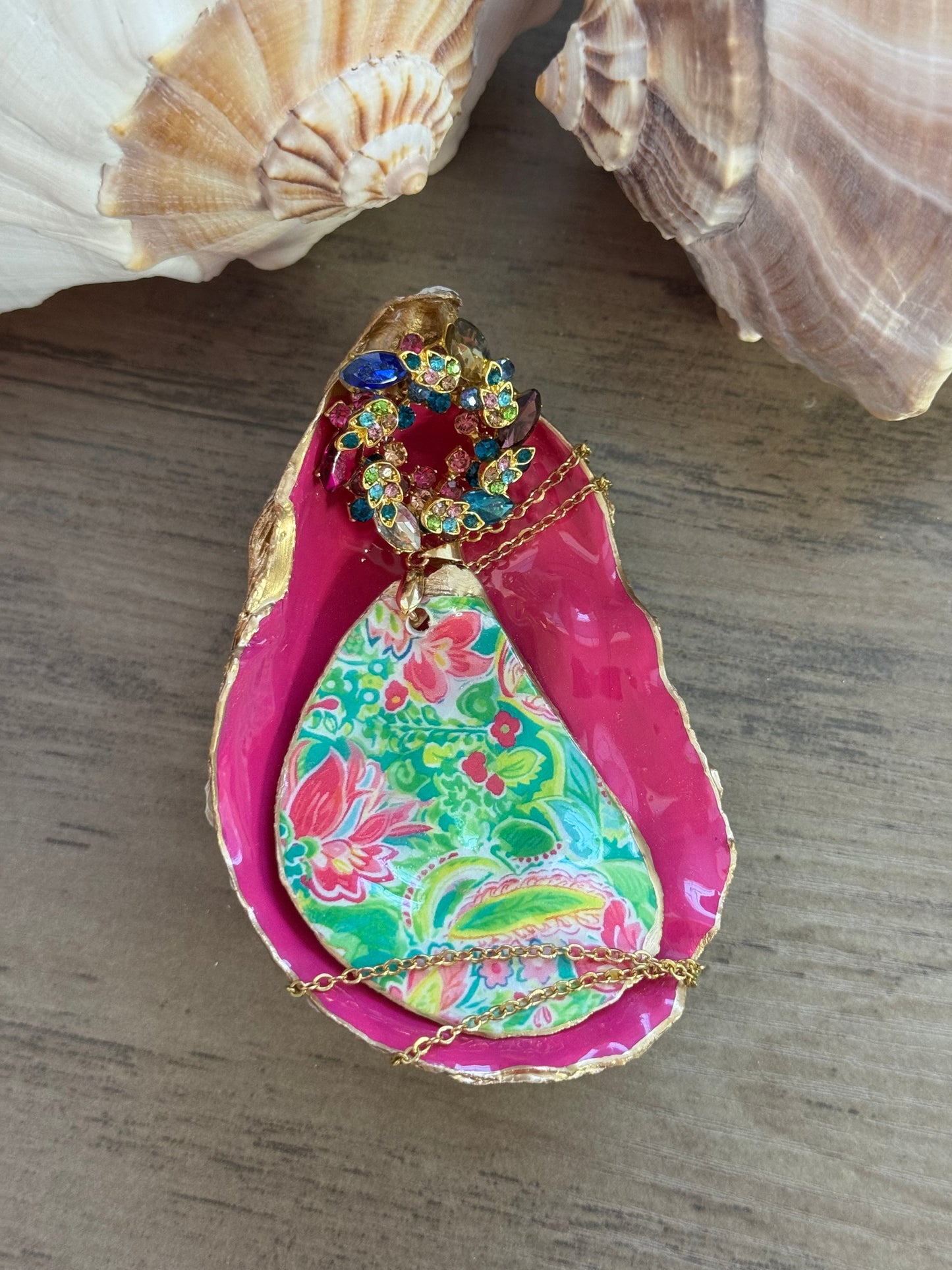 Seaside Expressions Trinket Tray With Necklace