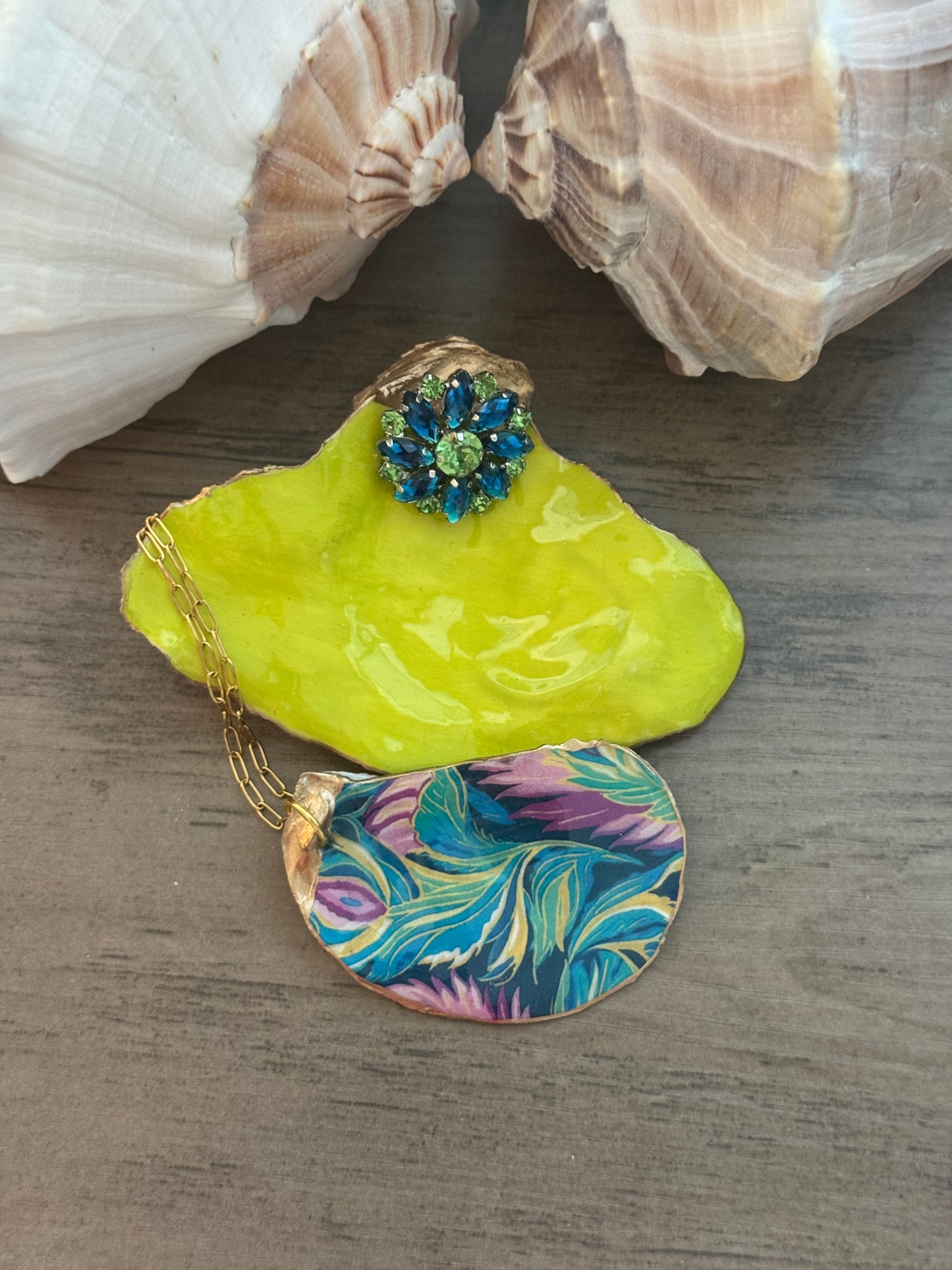Seaside Expressions Trinket Tray With Necklace