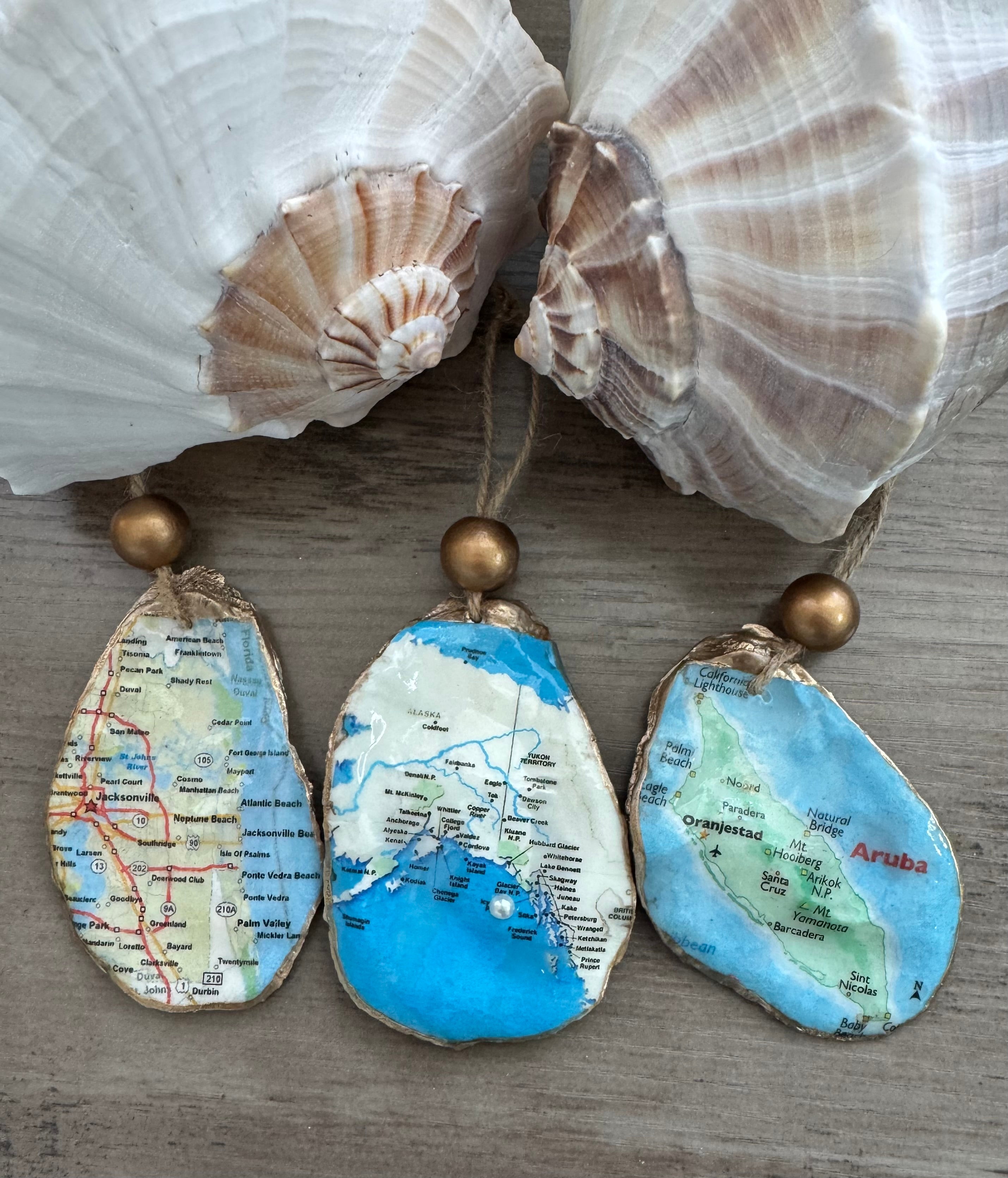 Map Shell – Juli's Coastal Creations