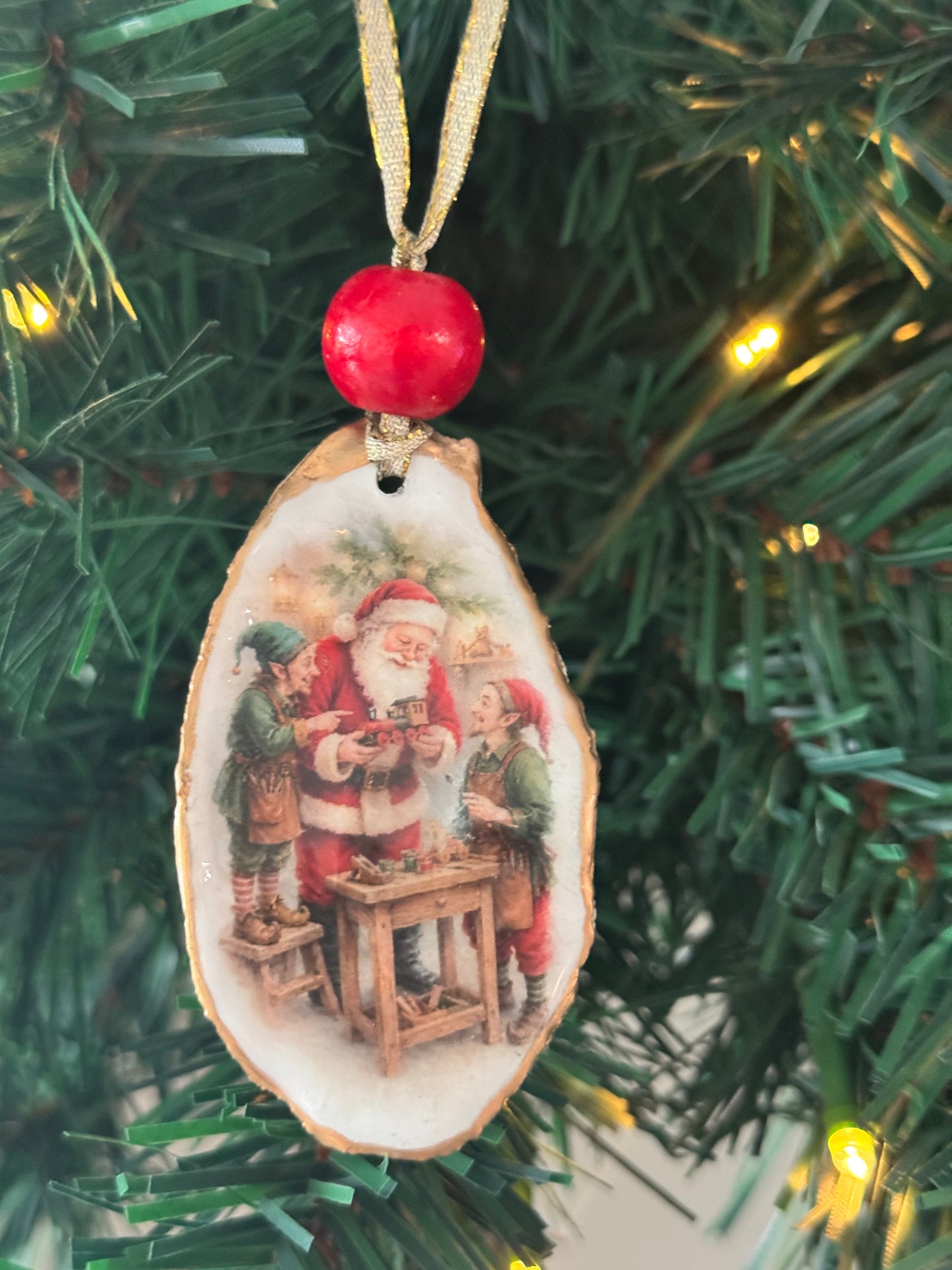 Classic Santa Ornaments