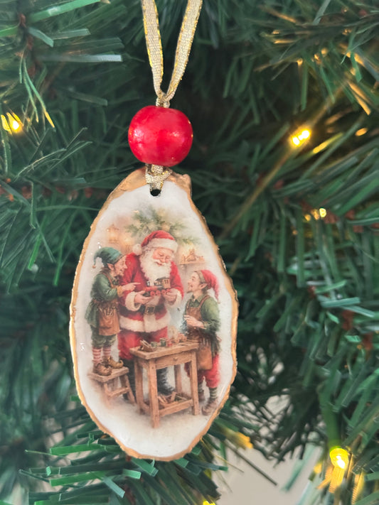 Classic Santa Ornaments