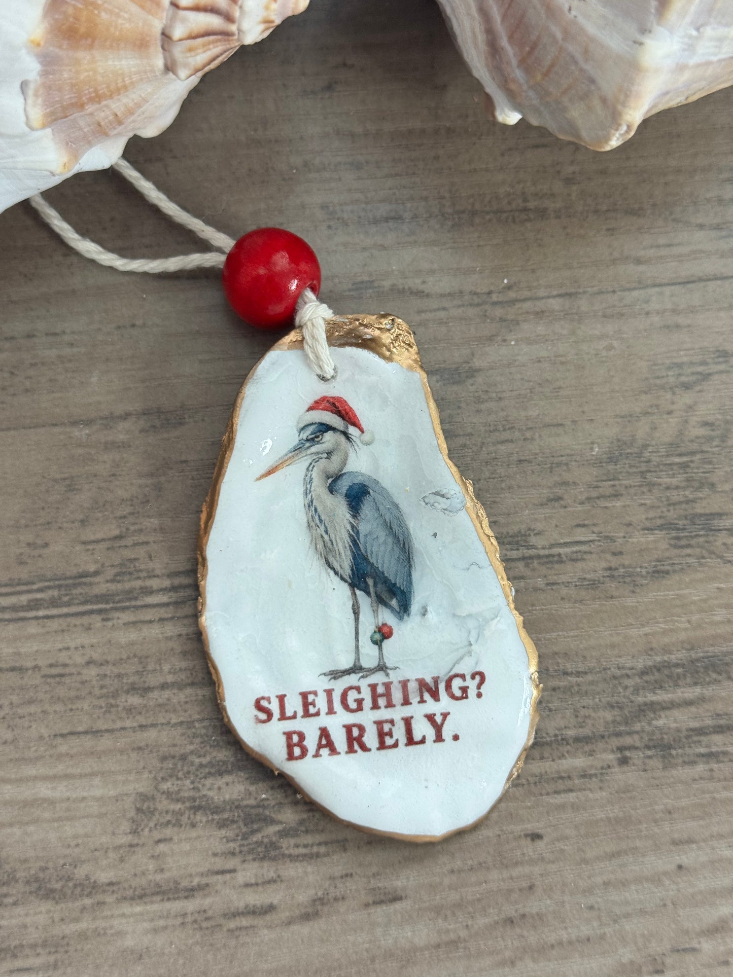 Salty Coastal Christmas Ornament