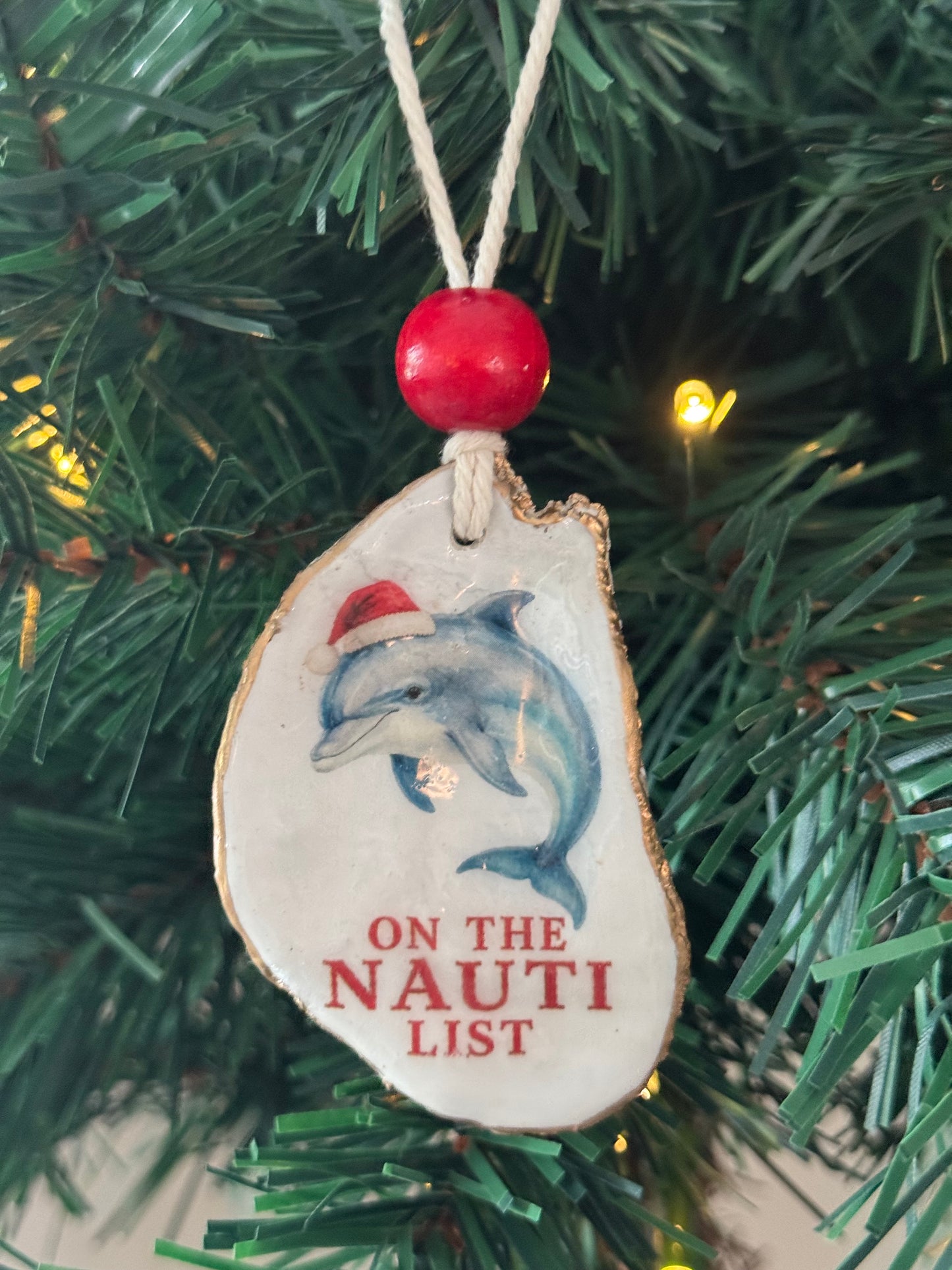 Salty Coastal Christmas Ornament