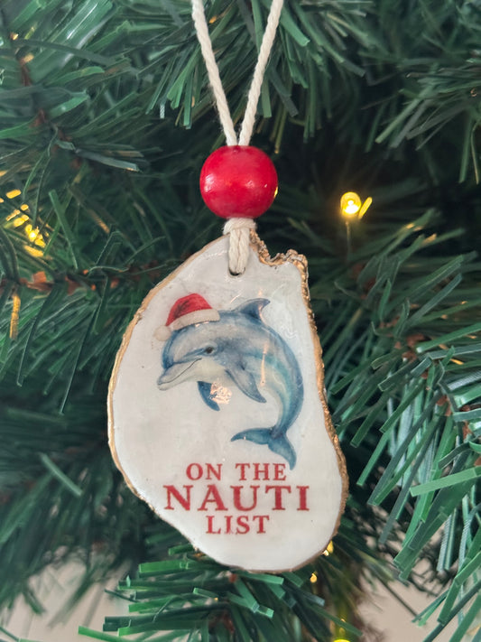 Salty Coastal Christmas Ornament