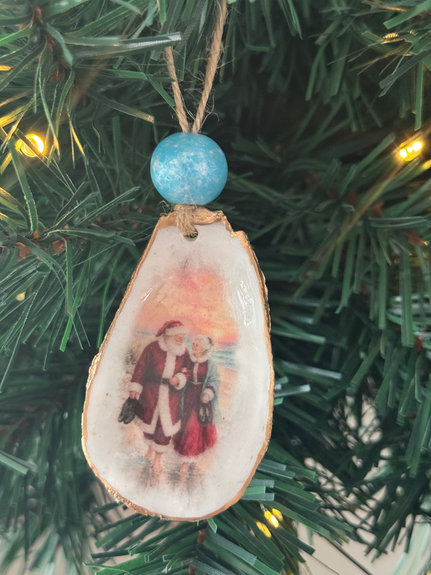 Mini Santa Christmas Ornament