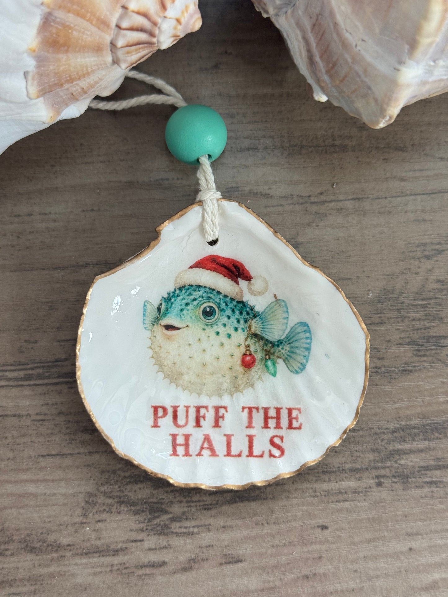 Salty Coastal Christmas Ornament