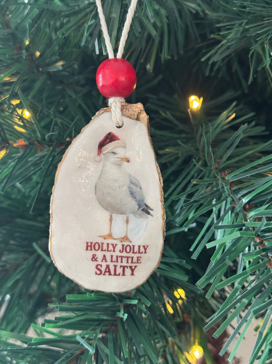 Salty Coastal Christmas Ornament