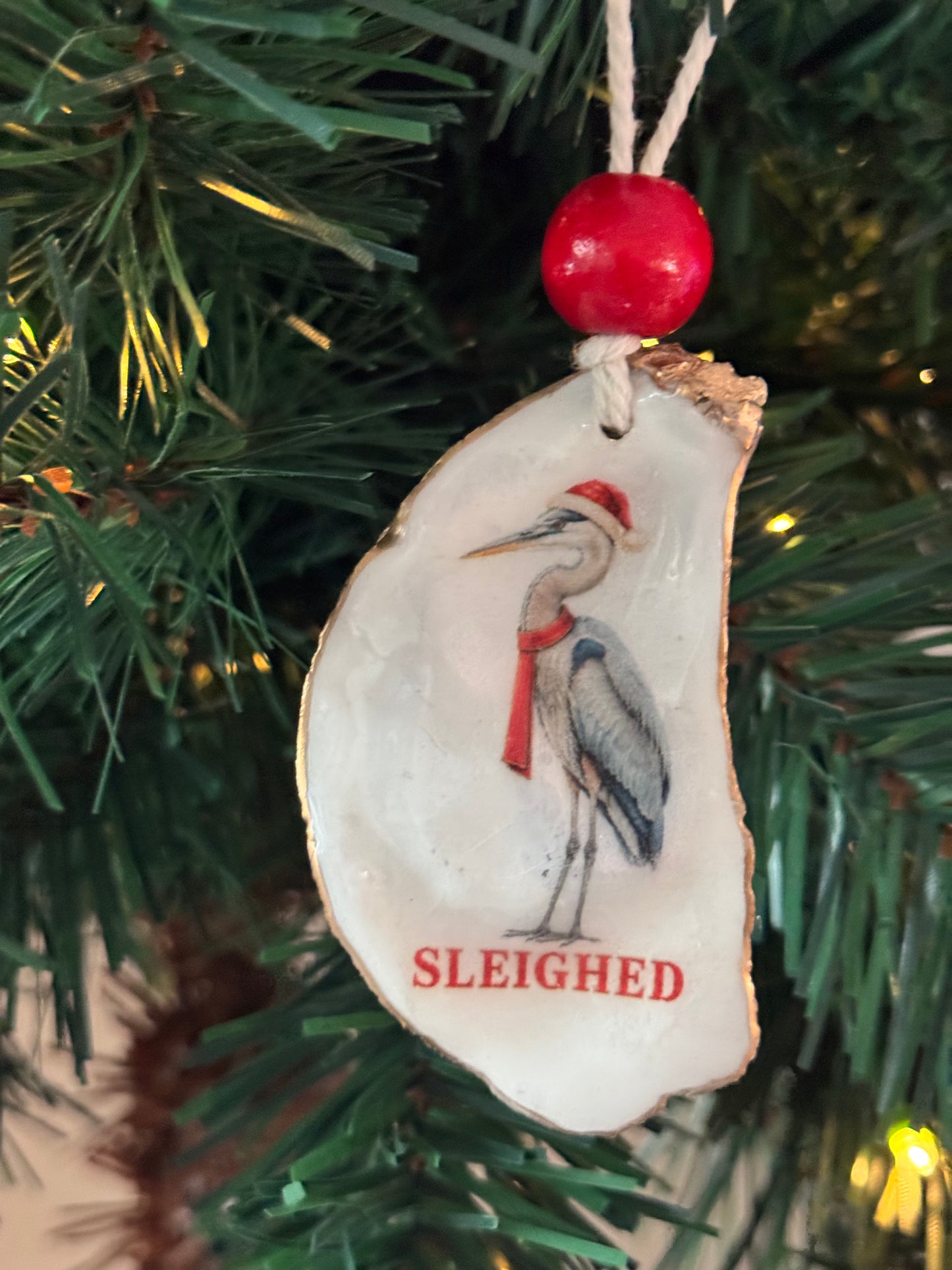 Sassy Coastal Christmas Ornament