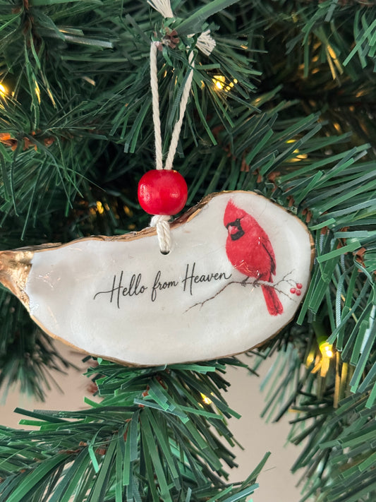 Words of Hope Shell Ornament