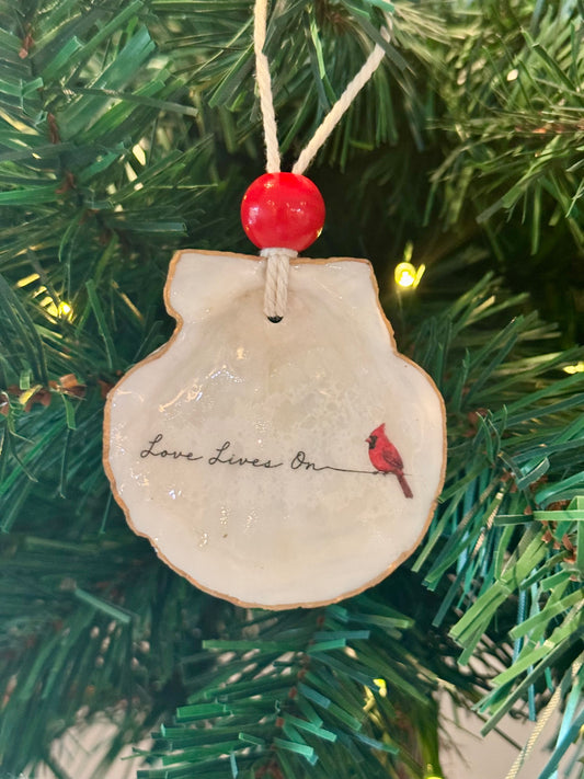 Words of Hope Shell Ornament