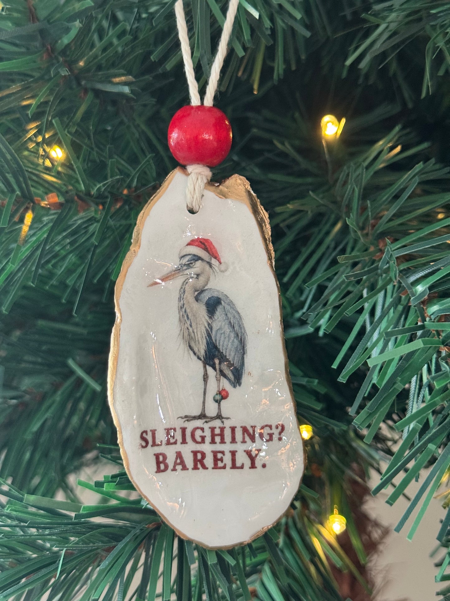 Salty Coastal Christmas Ornament