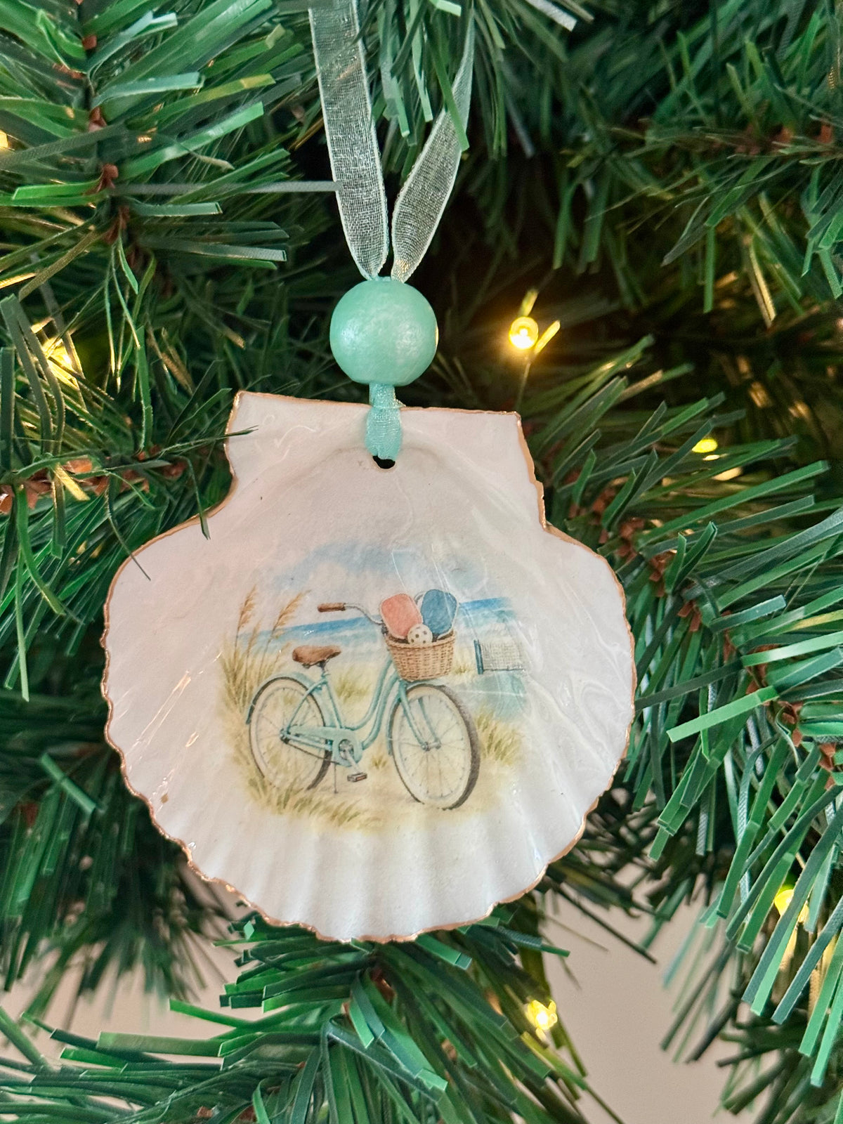 Coastal Pickleball Ornaments