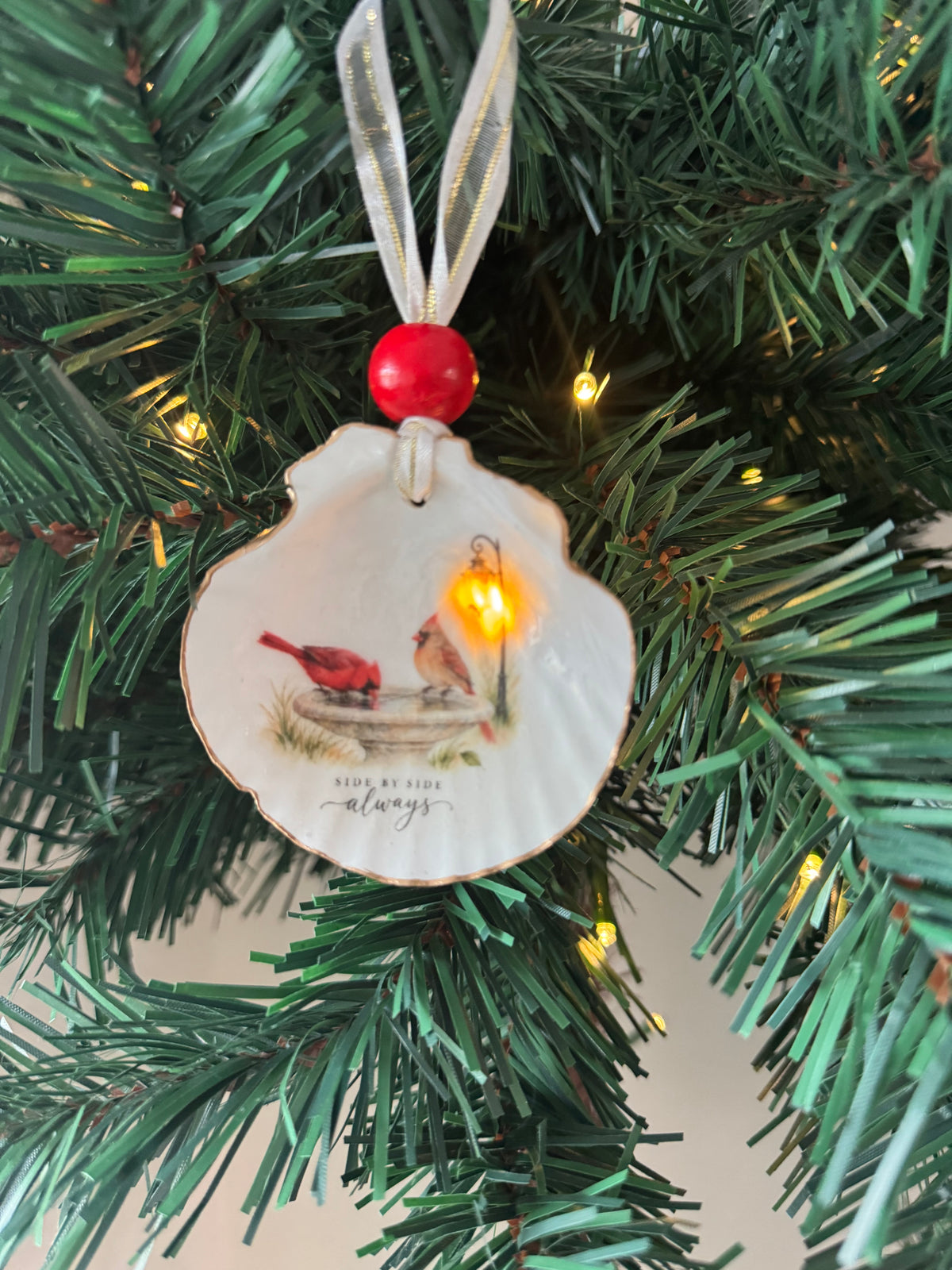 Lighted Shell Ornaments