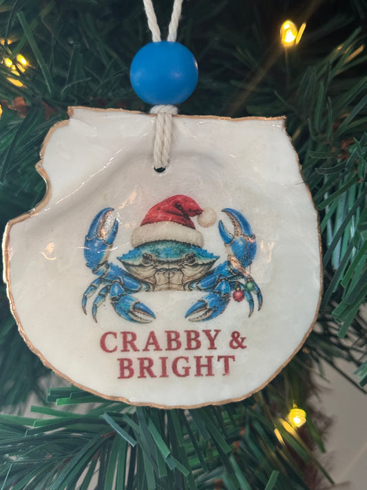 Salty Coastal Christmas Ornament