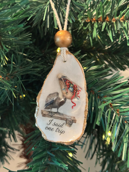 Salty Coastal Christmas Part 3 Ornament