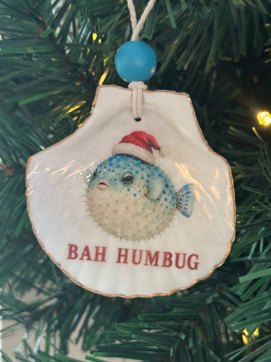 Salty Coastal Christmas Ornament