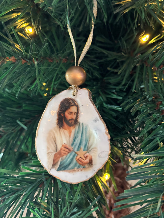 Jesus Christmas Tree Ornament