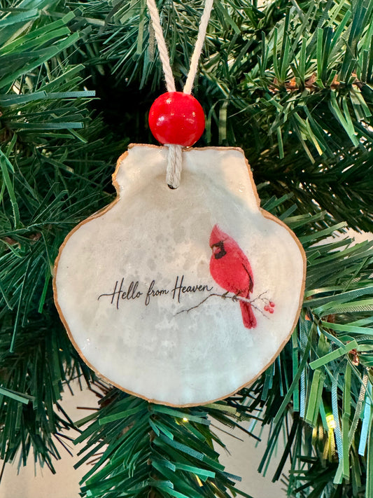 Words of Hope Shell Ornament