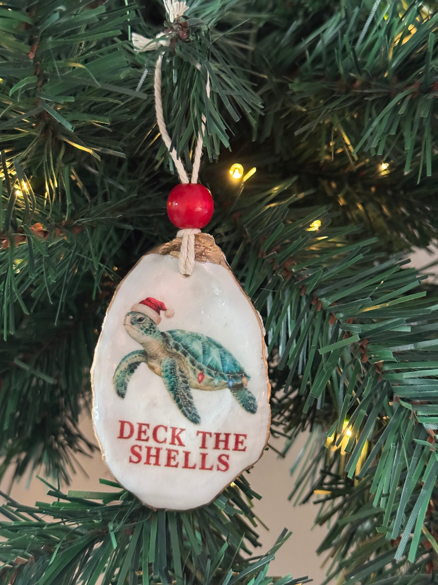 Sassy Coastal Christmas Ornament
