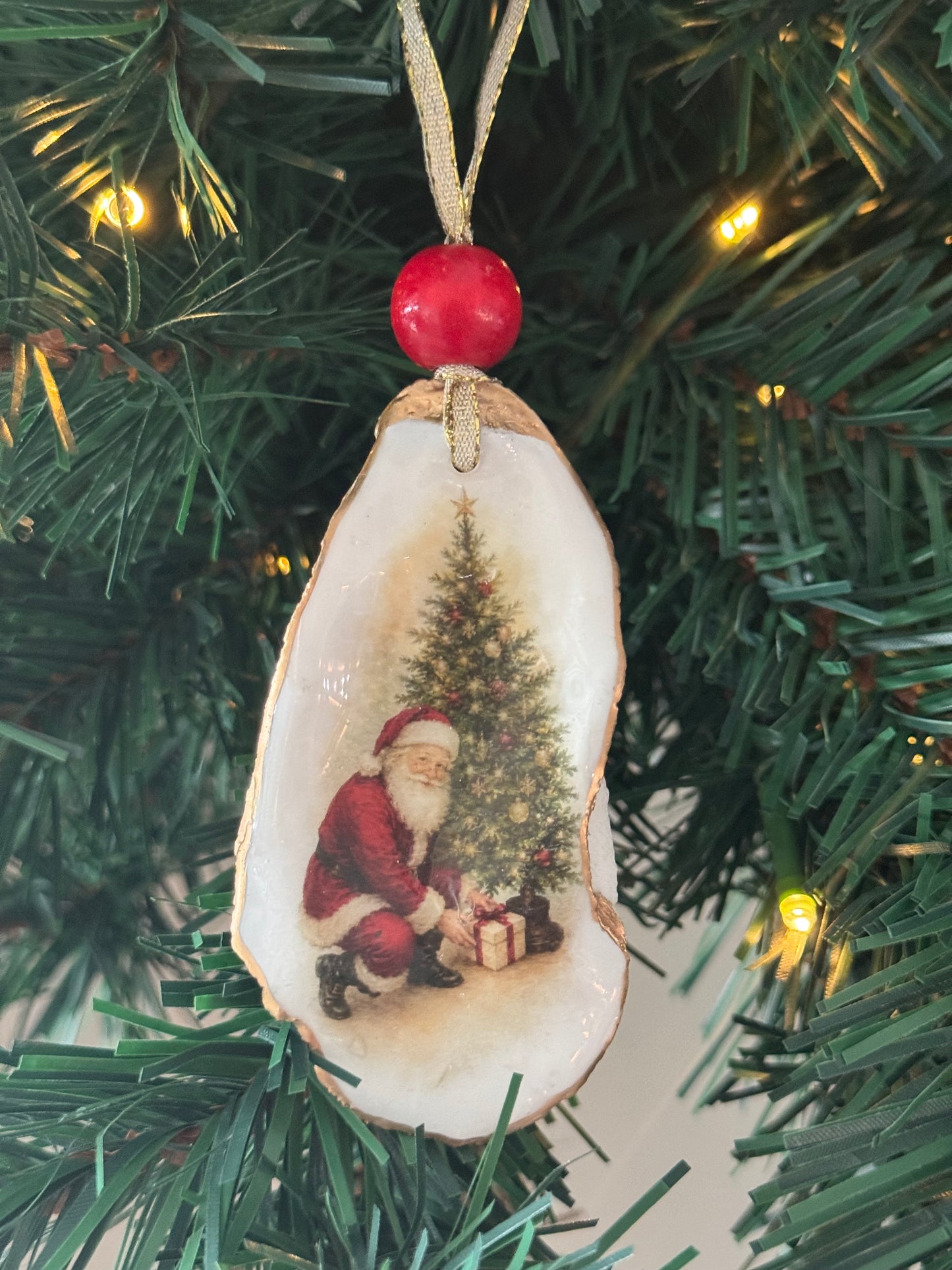 Classic Santa Ornaments