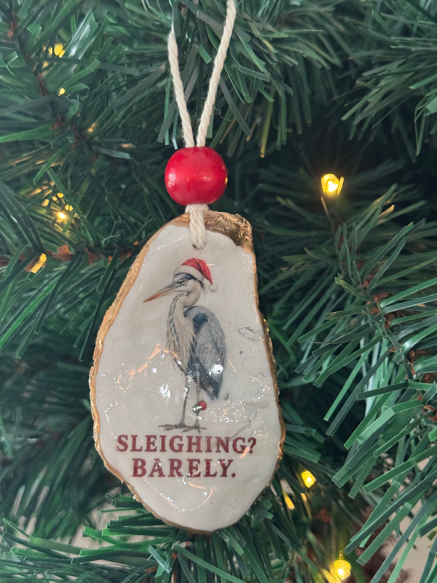 Salty Coastal Christmas Ornament