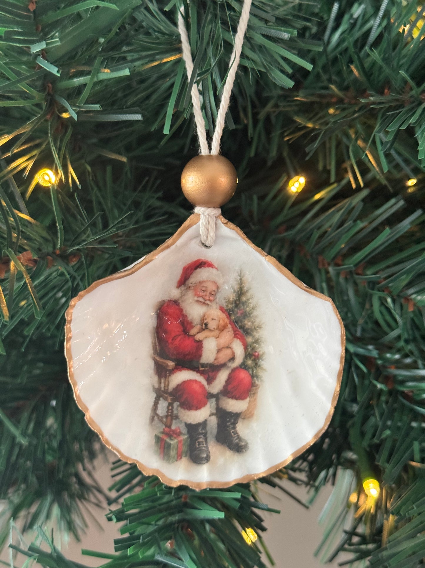 Classic Santa Ornaments