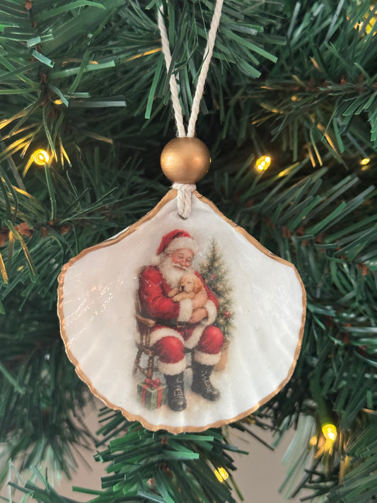 Classic Santa Ornaments