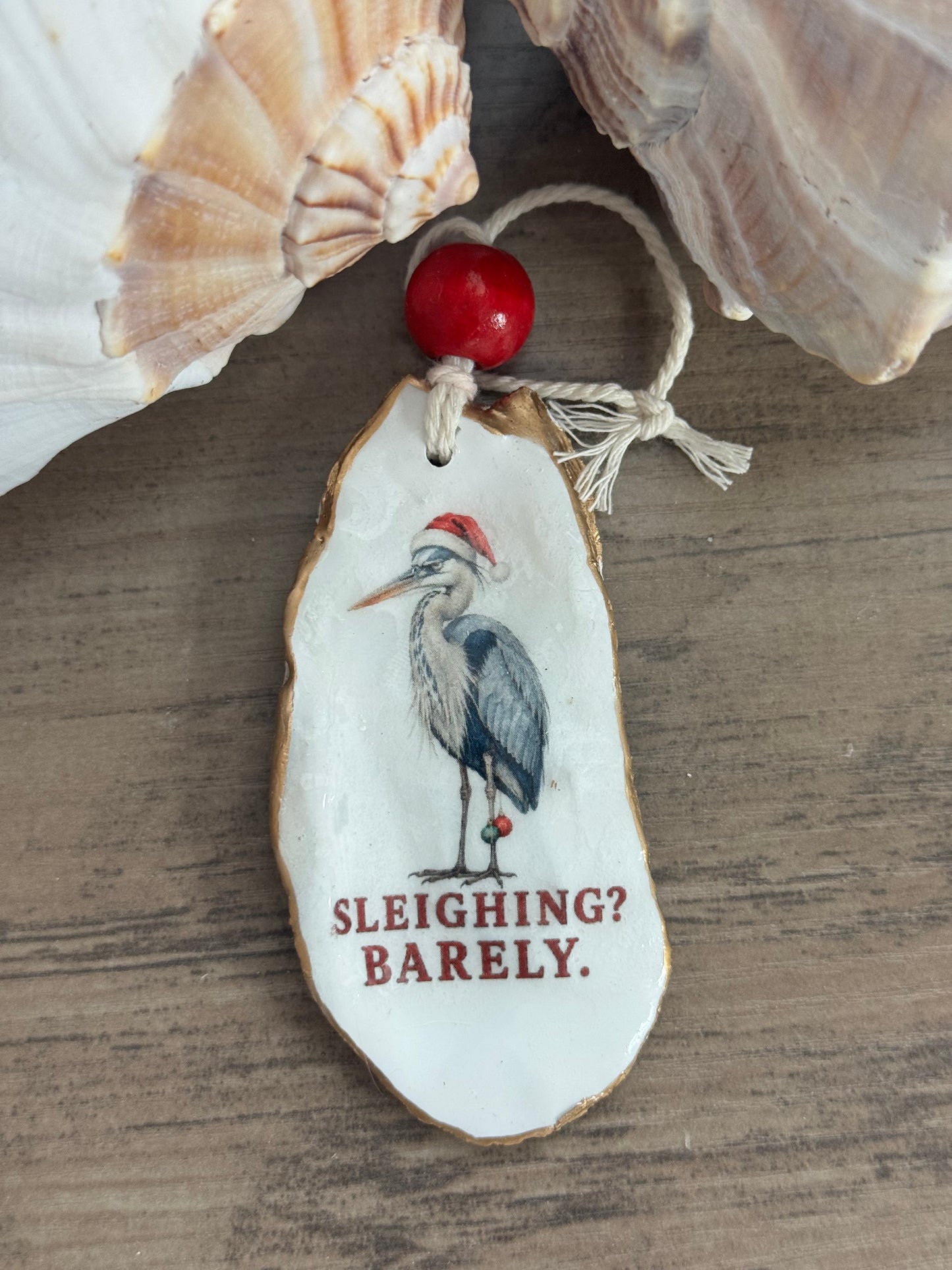 Salty Coastal Christmas Ornament